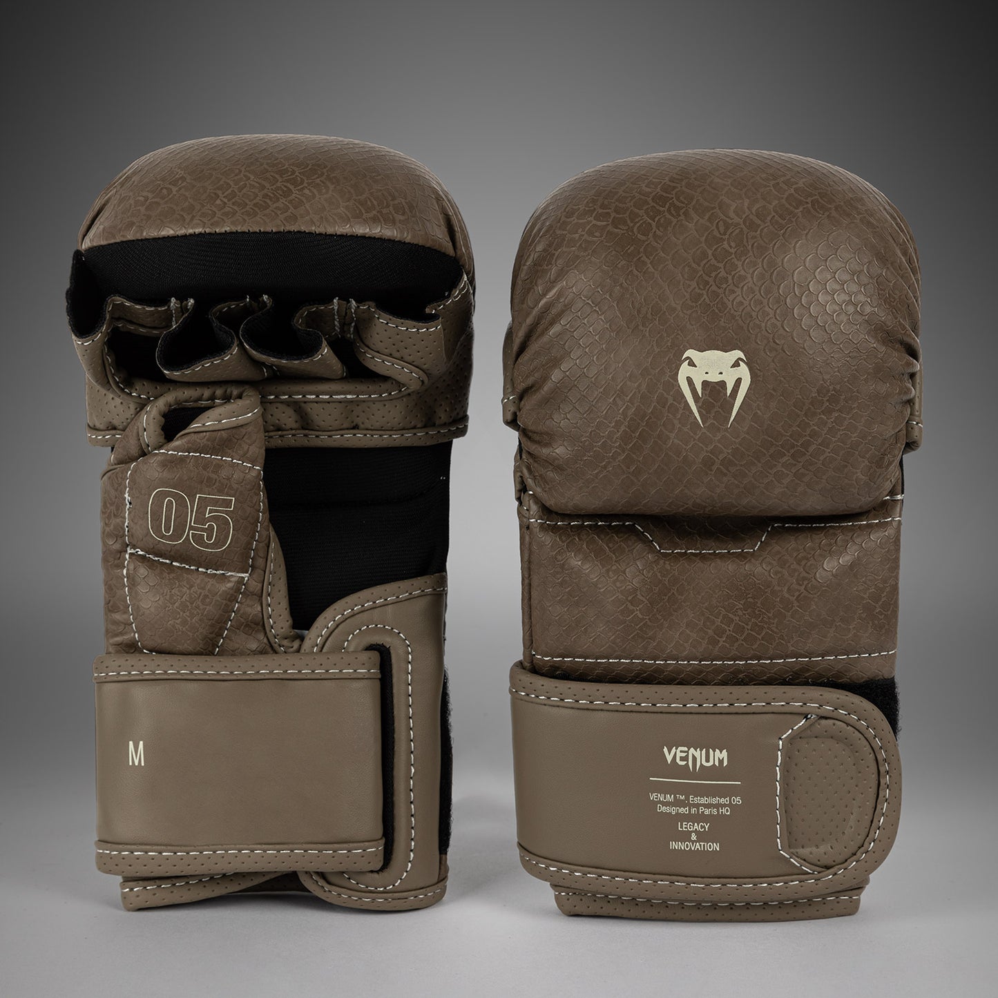 Venum Impact Evo Scales MMA Sparringshandschuhe – Braun