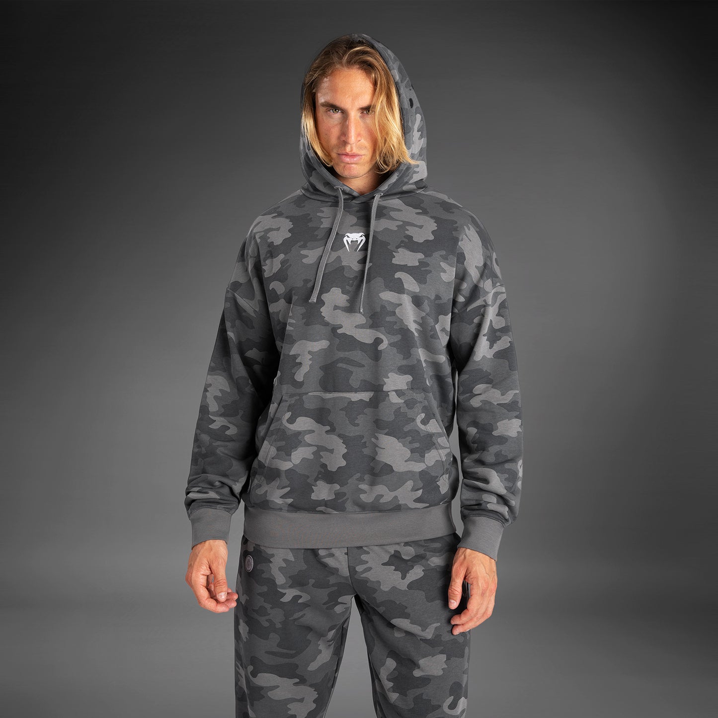Venum Vortex XL Herren Kapuzenpullover - Anthrazit Camo