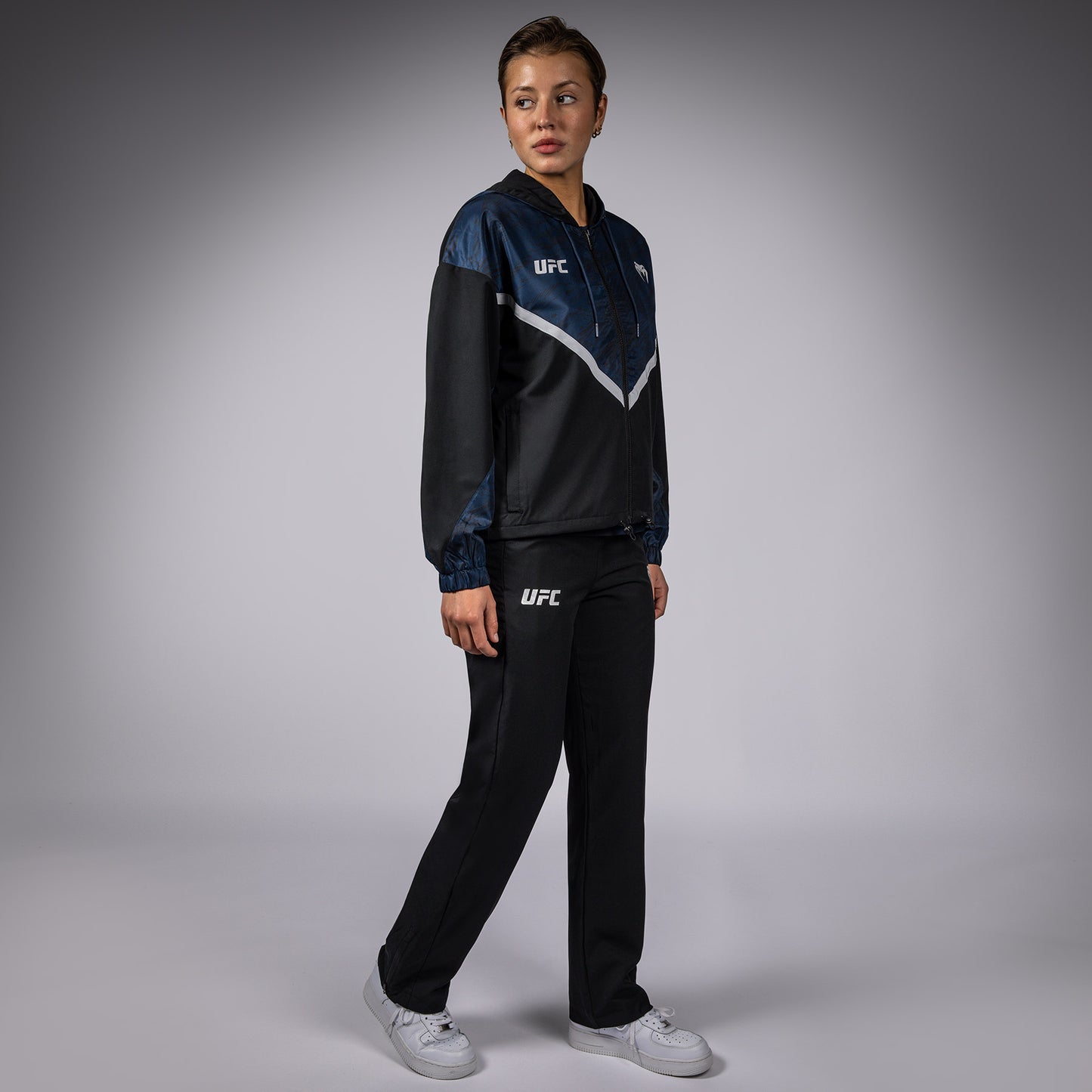 UFC Fusion by Venum Fight Week Damen Zip Hoodie - Ozeanisches Blau