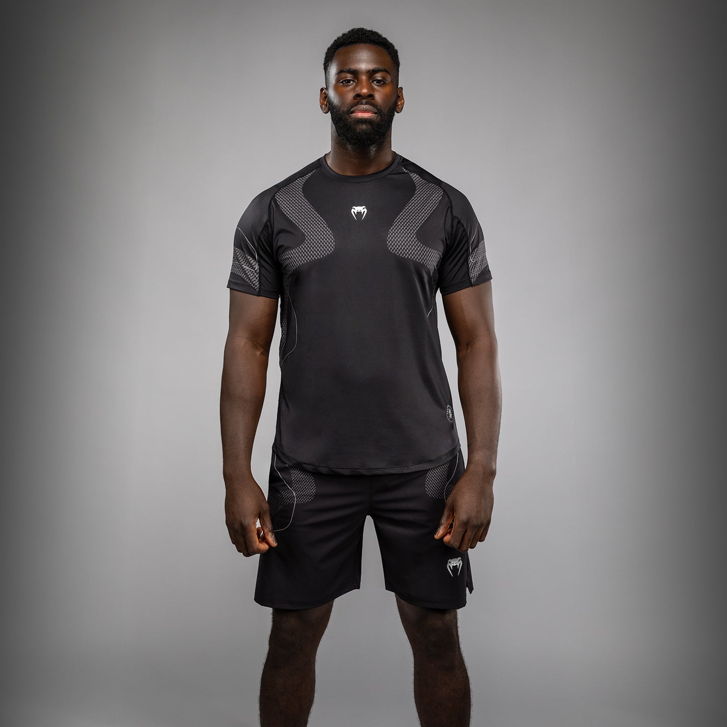 Venum Nexus Dry-Tech T-Shirt – Schwarz/Silber