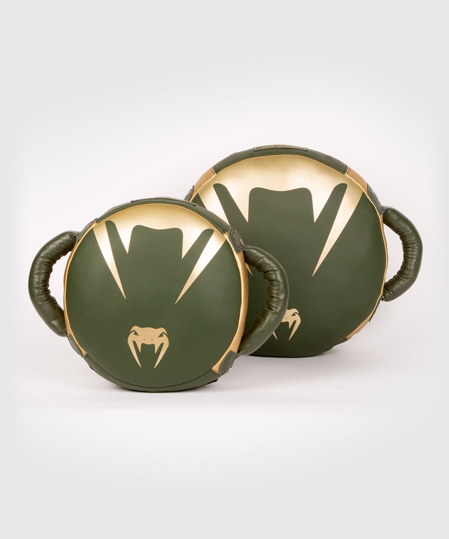 Venum Pro Boxen Runde Punsch Schild - Khaki/Gold