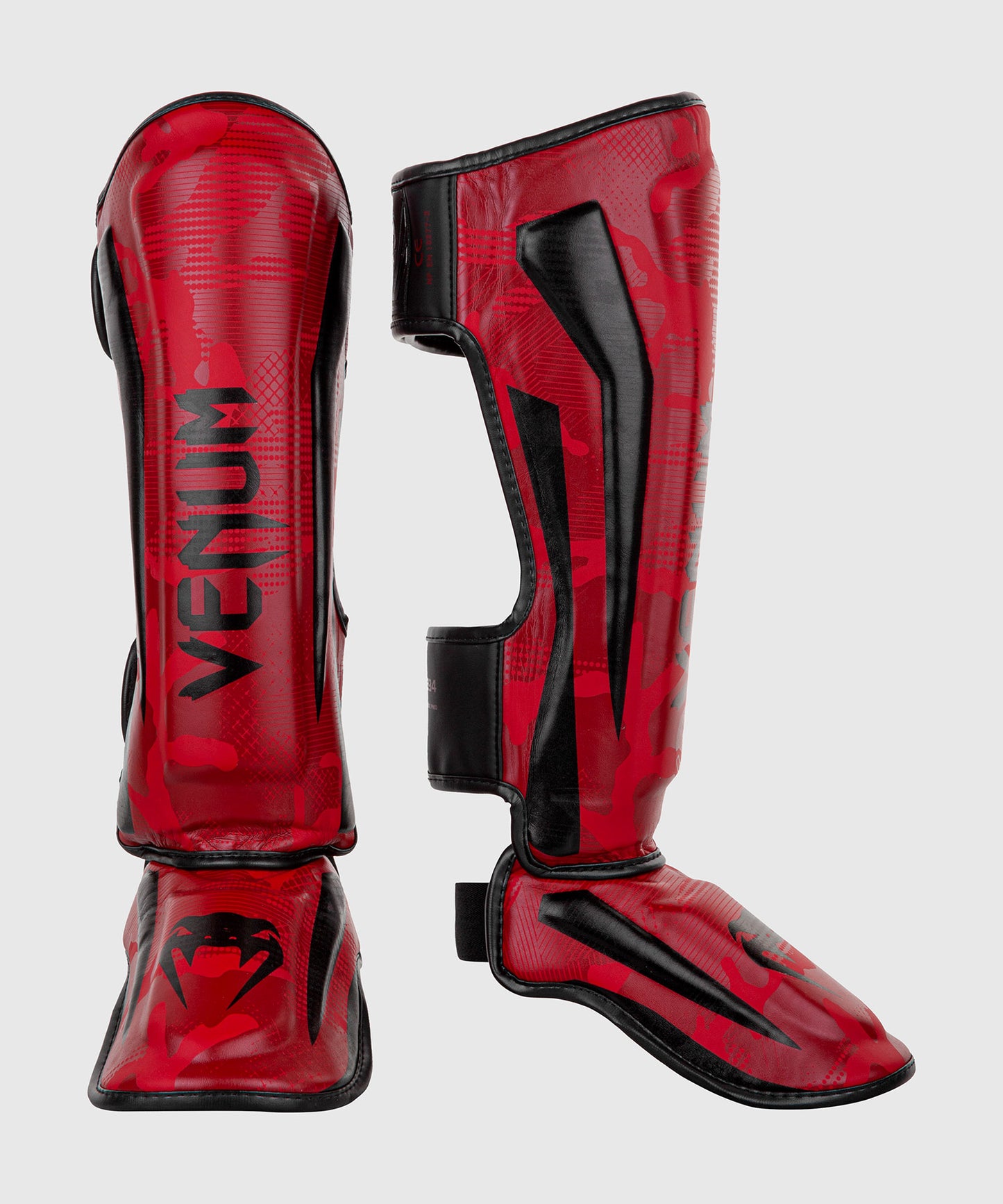 Venum Elite Schienbeinschützer - Camo Rot