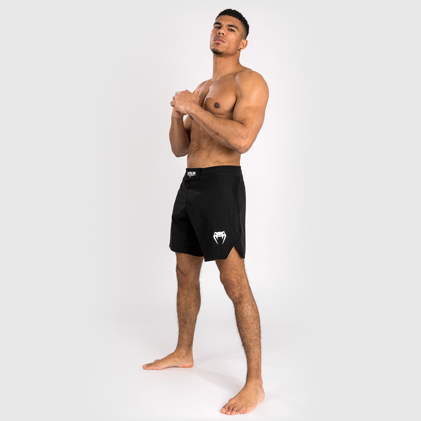 Venum Contender Fight Shorts für Männer - Schwarz/Weiß