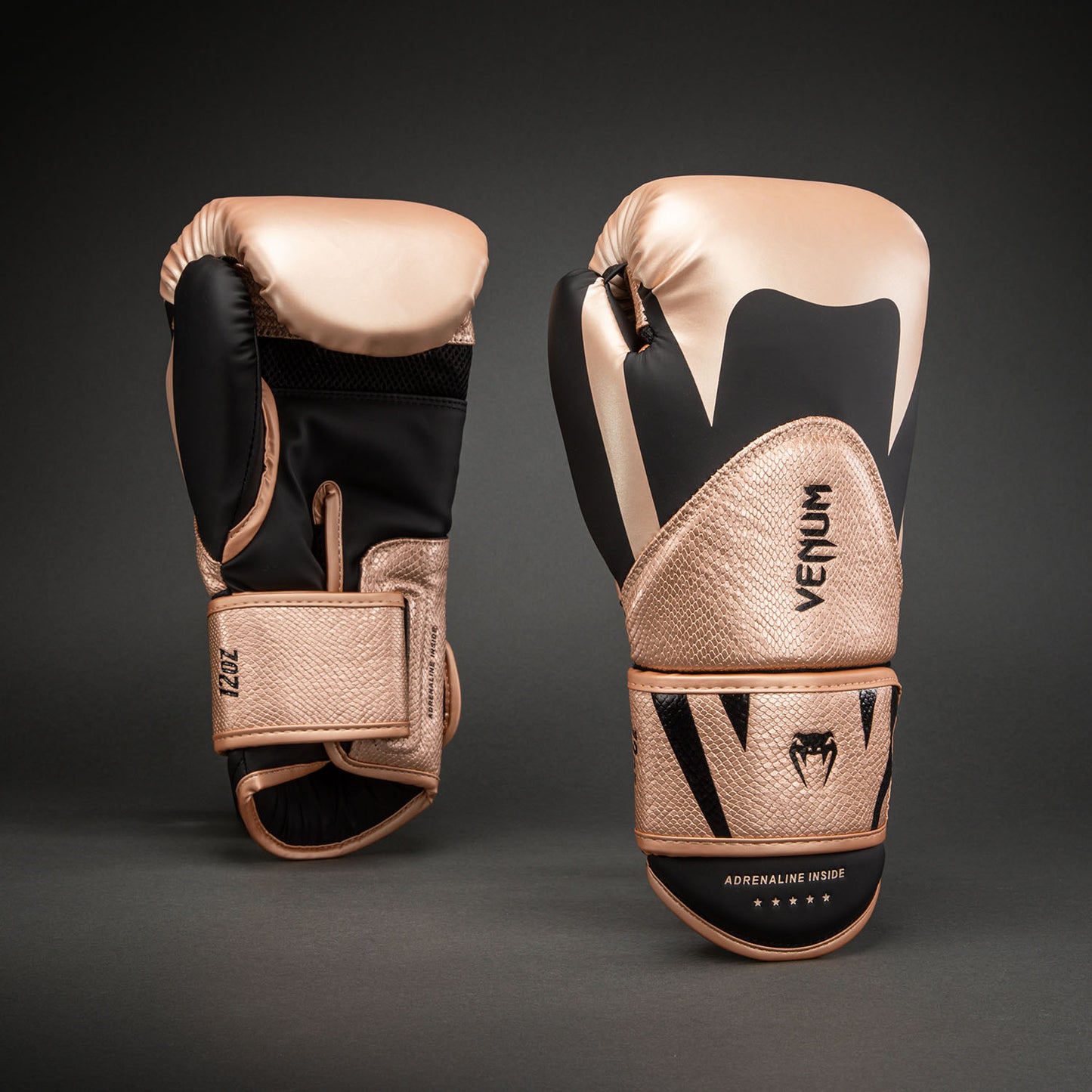 Venum Challenger 4.0 Scales Boxhandschuhe – Perlmuttrosa/Schwarz