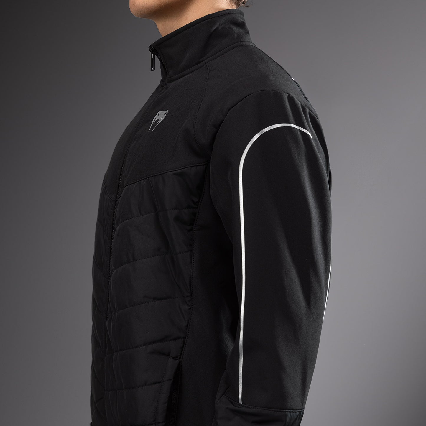 Venum Paddock Softshell Jacke Lange Ärmel - Schwarz