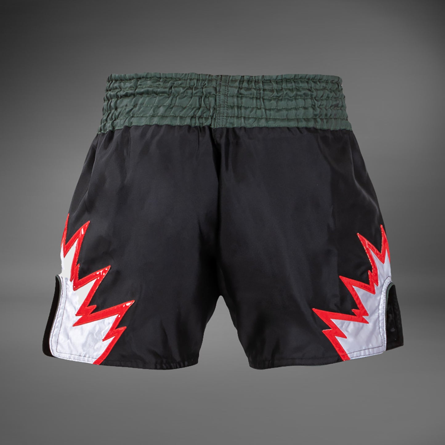 Venum Inferno Muay Thai Shorts - Tiefes Schwarz/Khaki