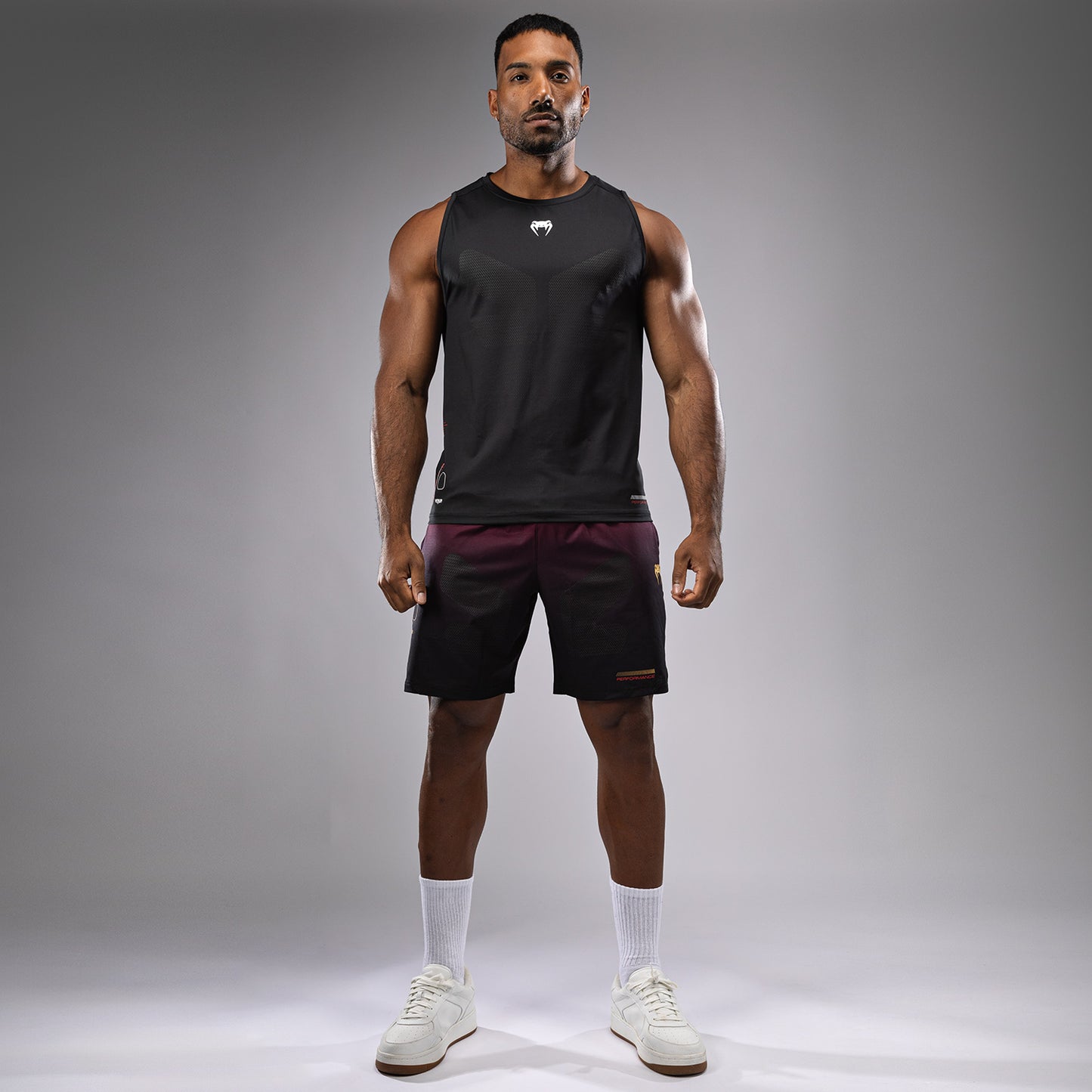 Venum Tactical XT  Herren Dry Tech Tanktop - Schwarz/Feuerrot