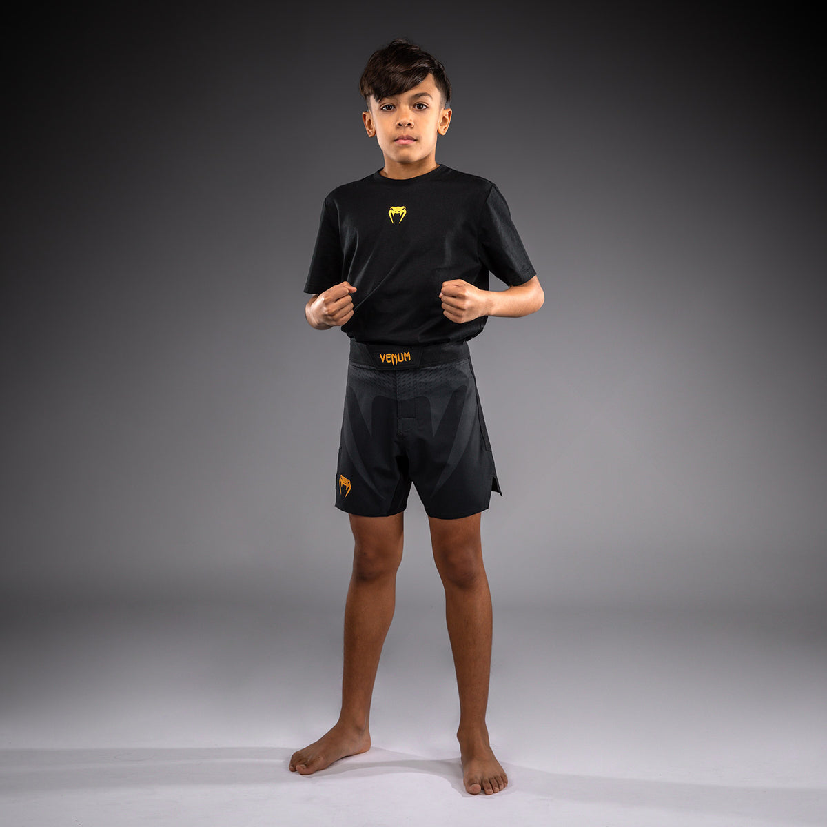 Venum Attack Fightshorts für Kinder - Schwarz/Gold