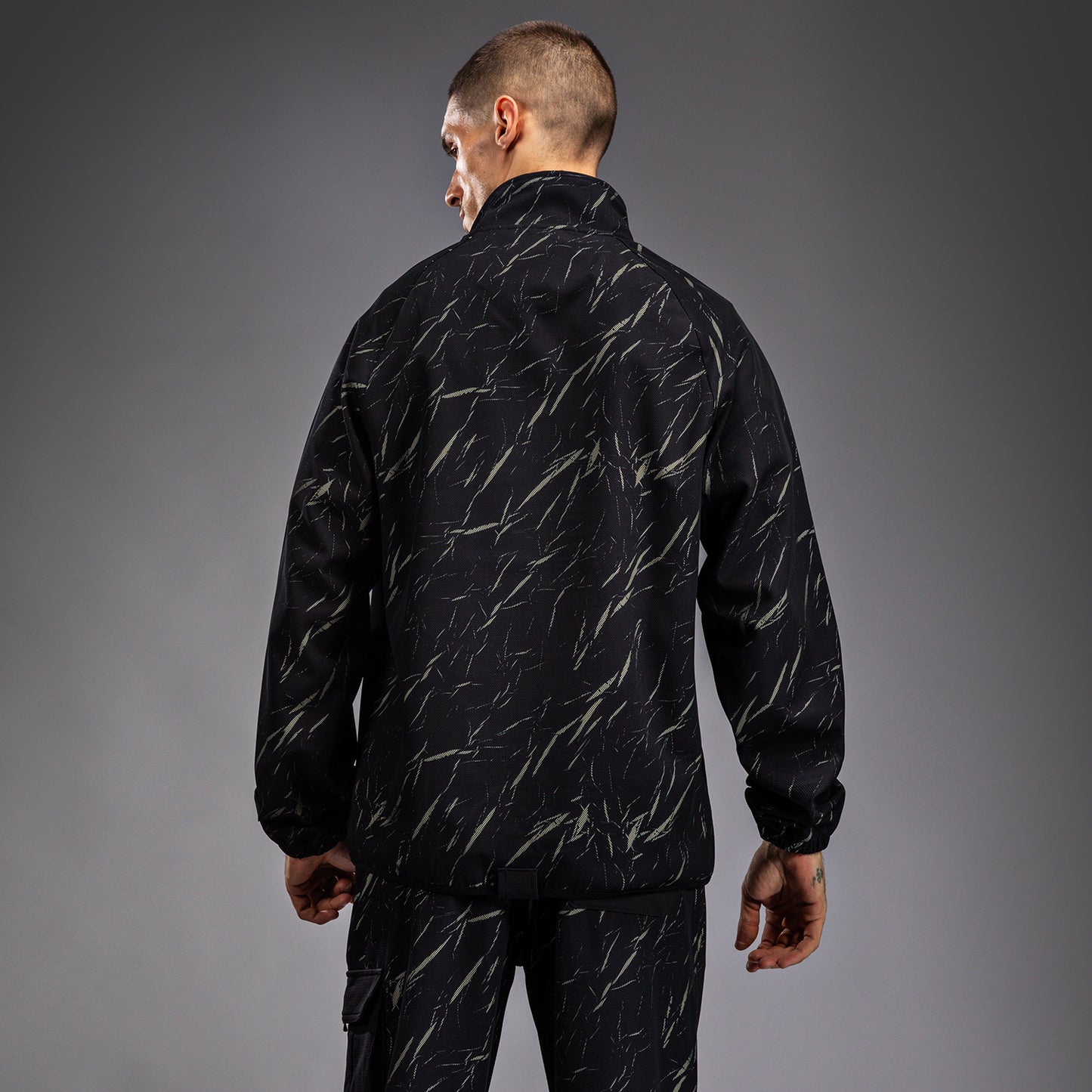 Venum Trooper Herren Trainingsanzug Jacke - Schwarz/Sandstein