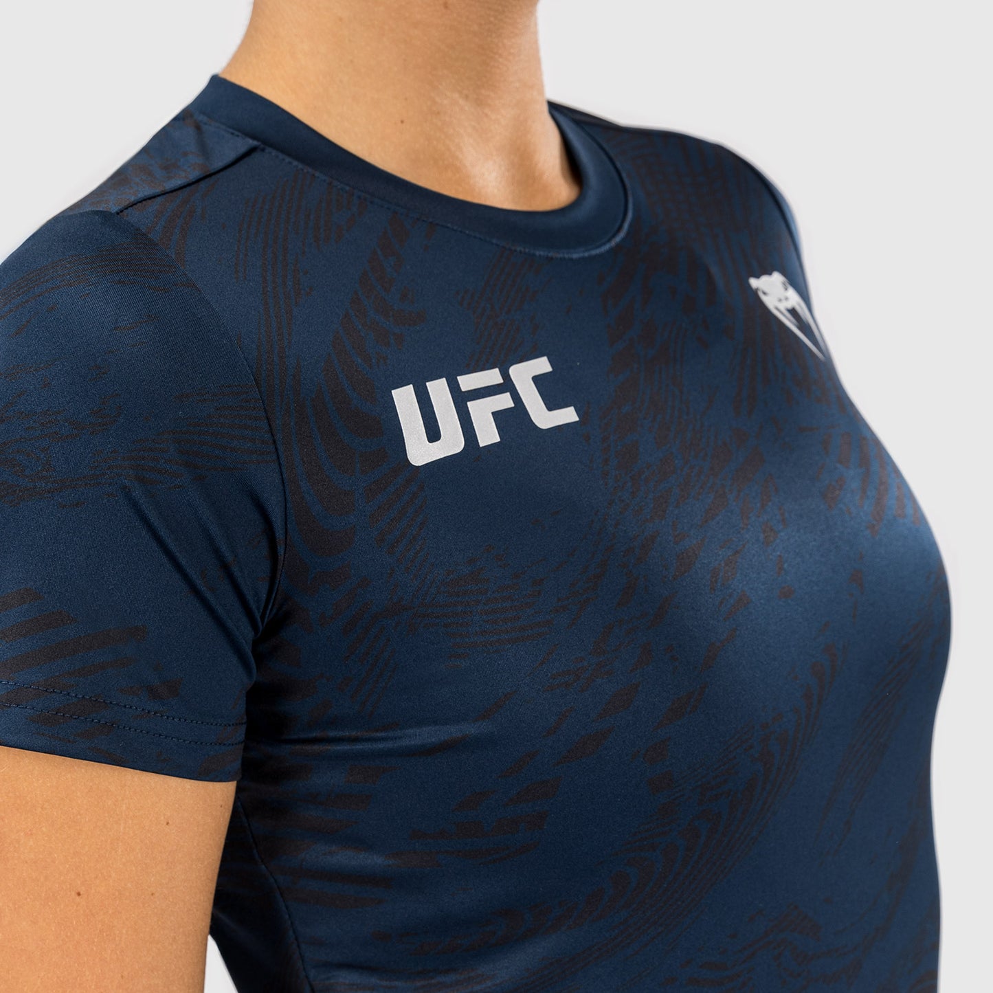 UFC Fusion by Venum Fight Week Damen Dry-Tech T-Shirt - Ozeanisches Blau