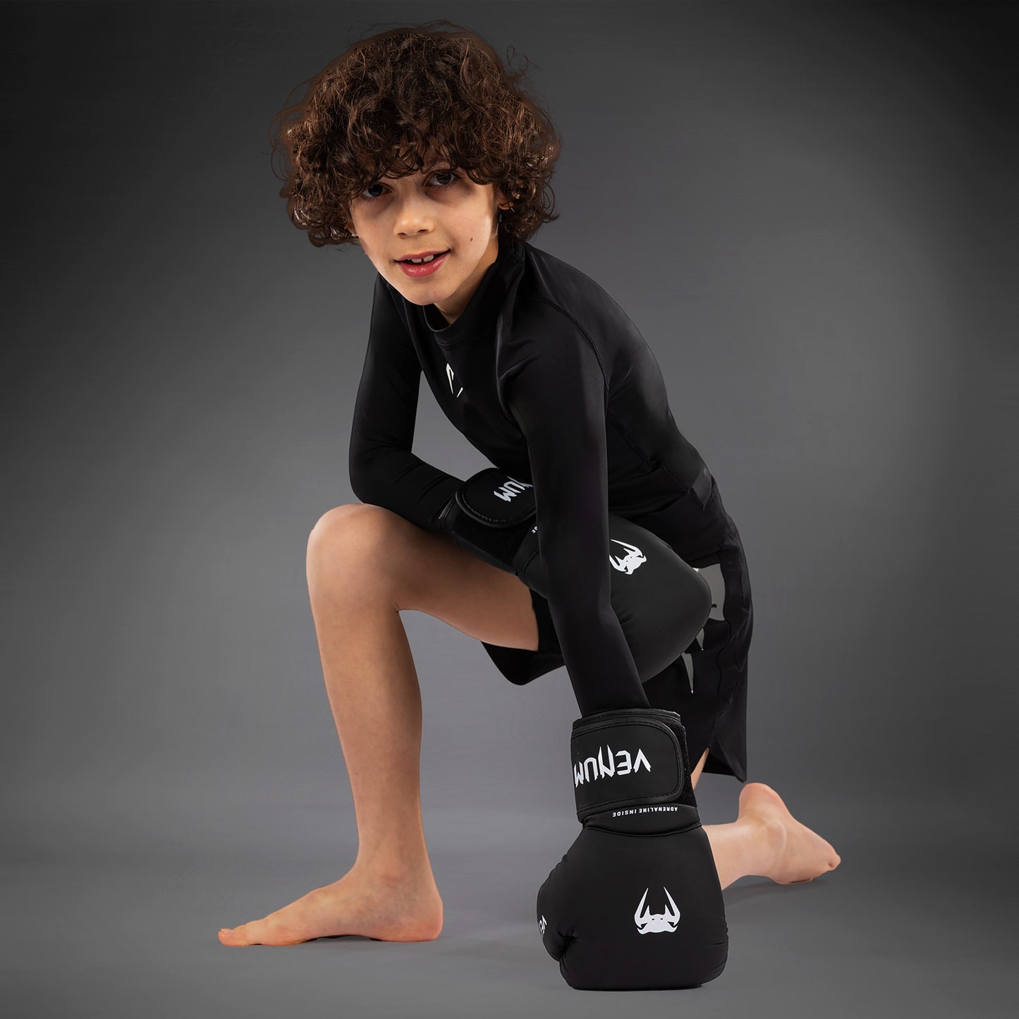 Venum Light Kinder Fight Shorts - Schwarz