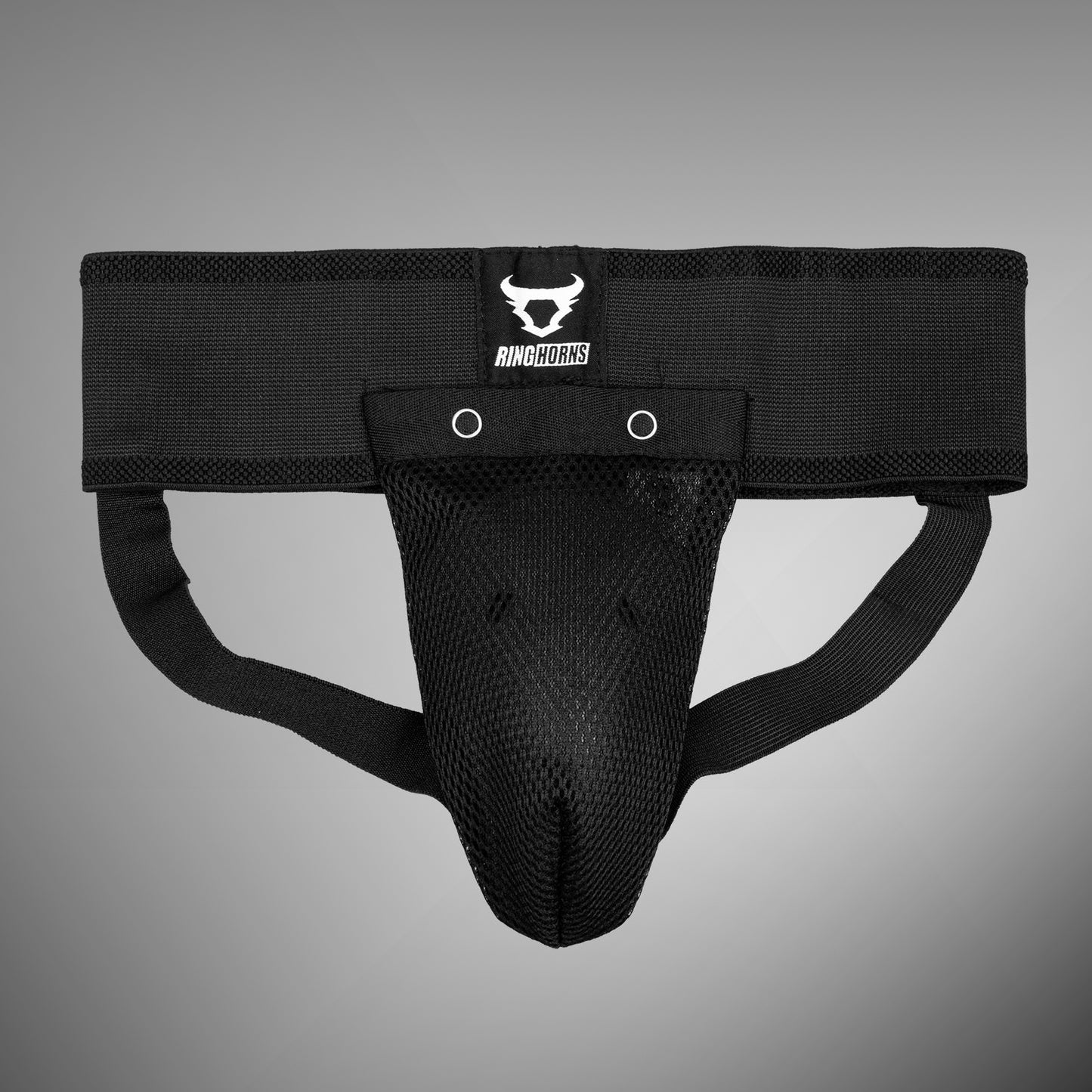 Ringhorns Charger by Venum Tiefschutz und Suspensorium – Schwarz