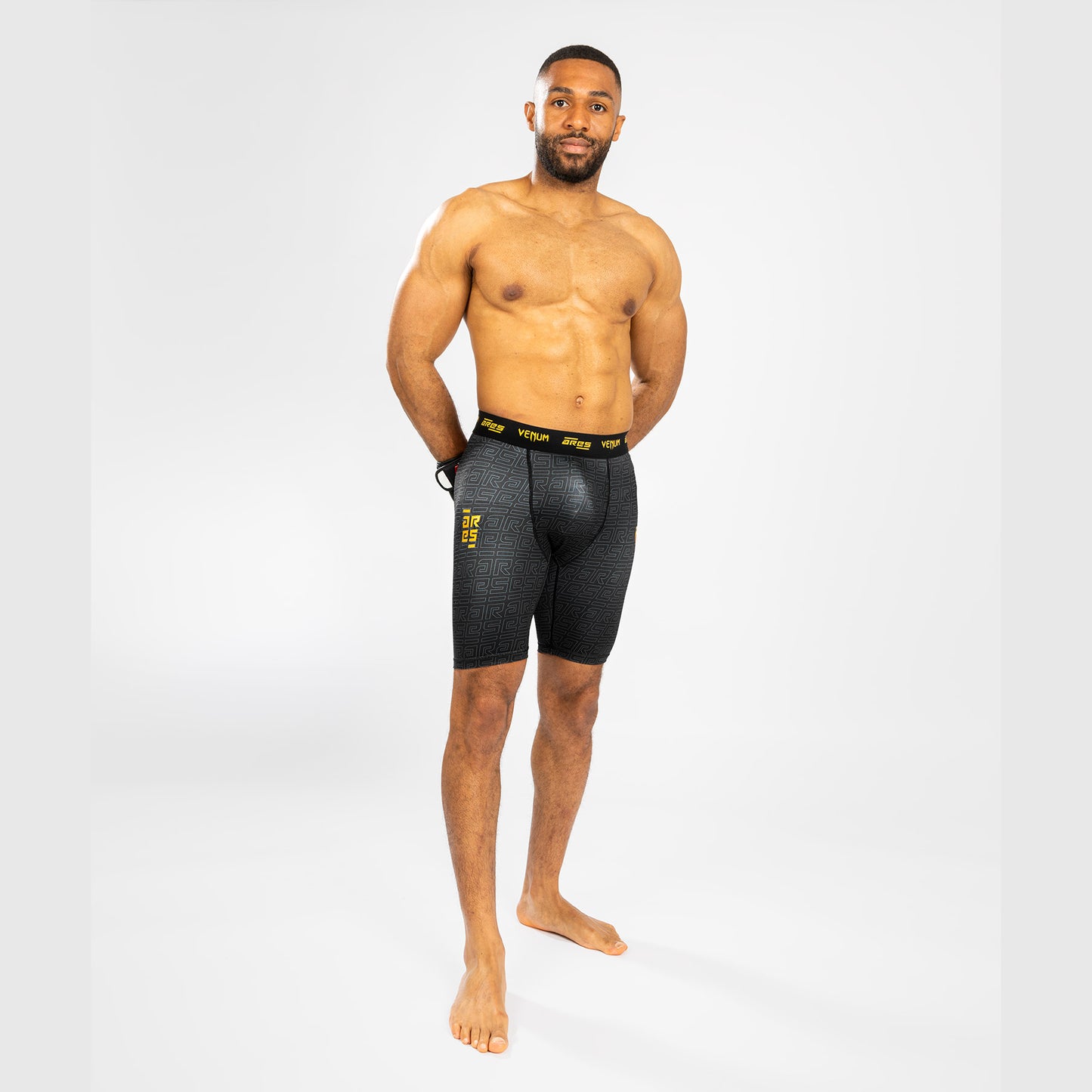 Venum x Ares Herren Vale Tudo Shorts - Schwarz/Gold