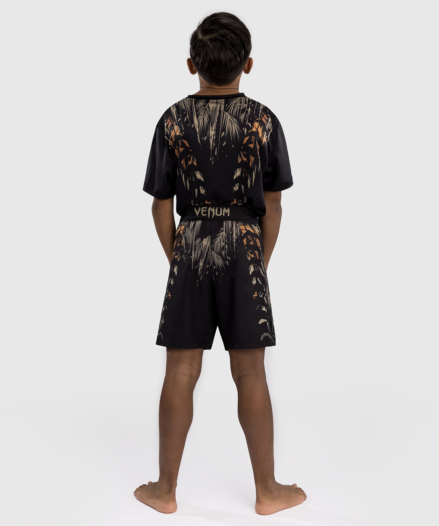 Venum Tiger Kinder Kampfshorts - Schwarz/Neonorange