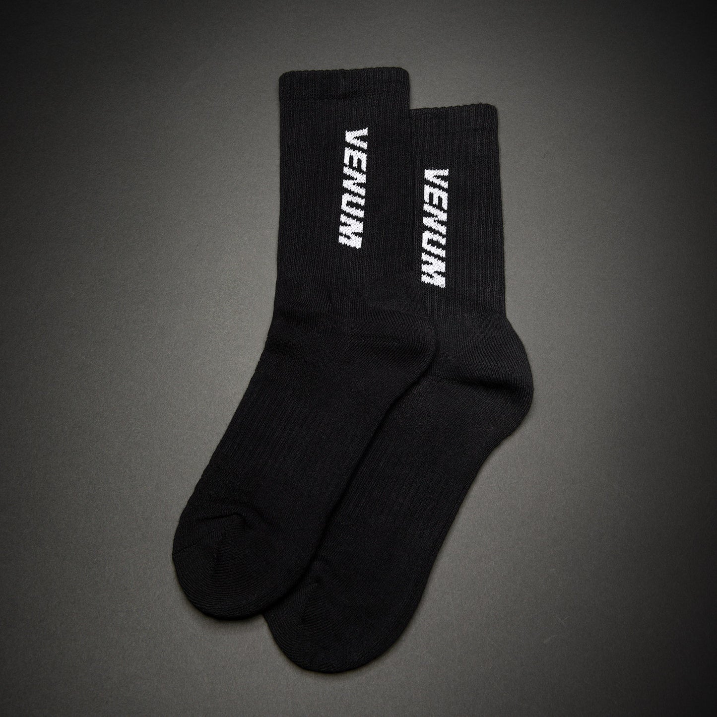 Venum Essential Crew Socken (Set mit 3 Paar) – Schwarz/Weiß