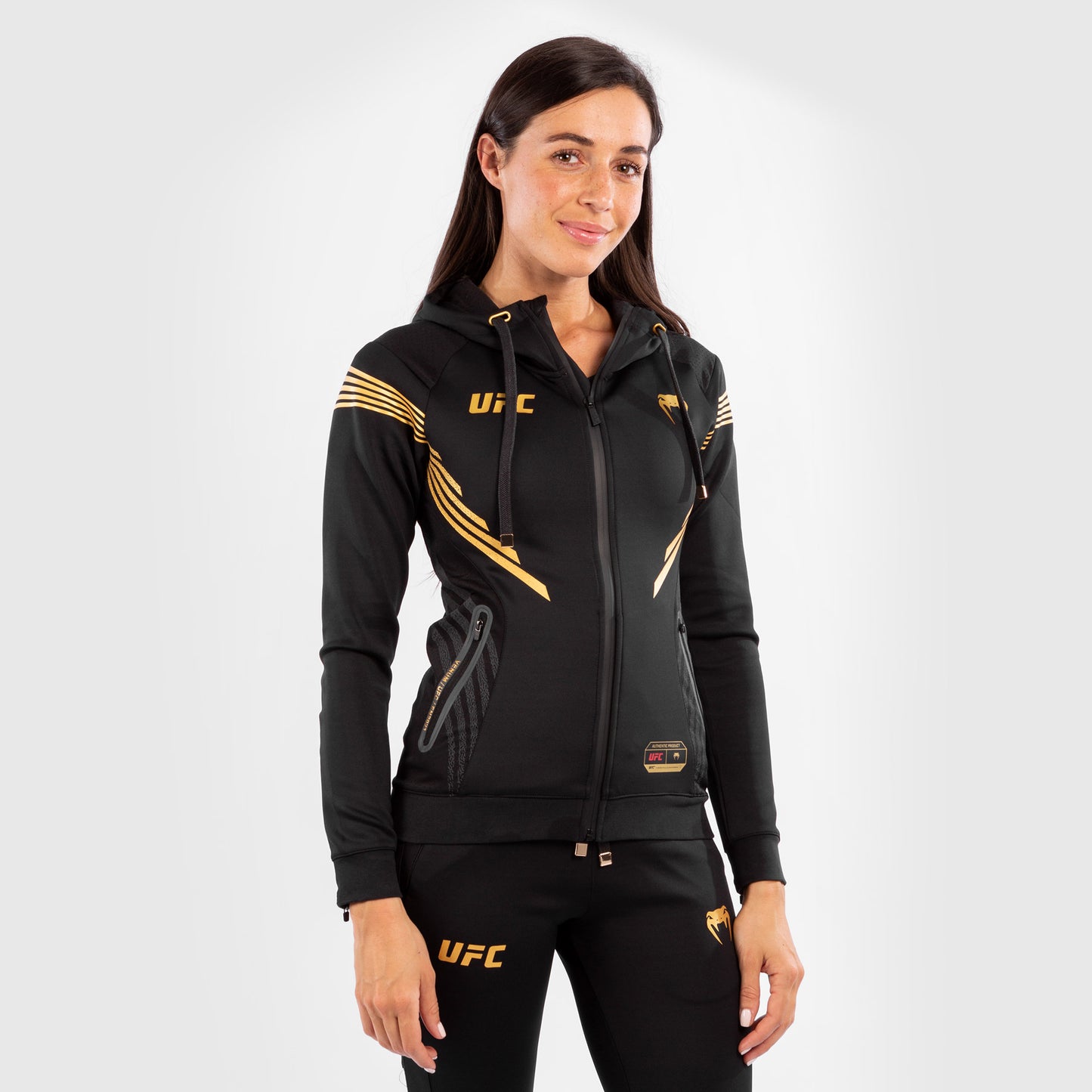 UFC Venum Personalisiert Authentic Fight Night Damen Walkout Hoodie - Champion