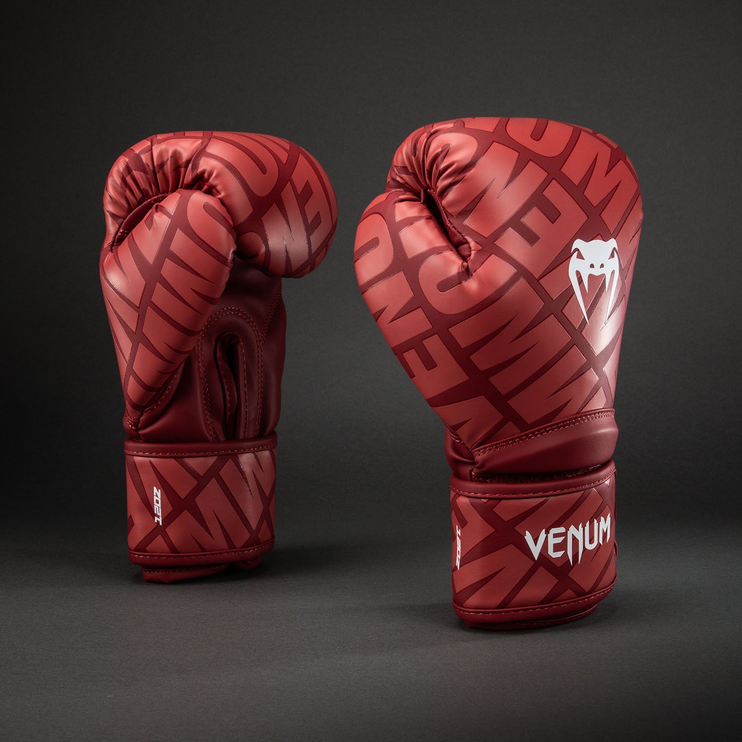 Venum Contender 1.5 XT 3D Boxhandschuhe – Kirschrot/Weiß