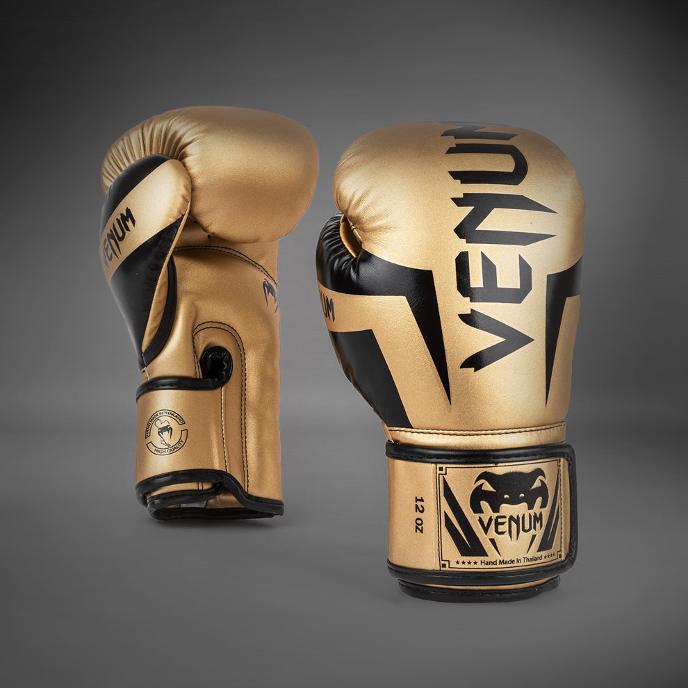 Venum Elite Boxhandschuhe - Gold/Schwarz