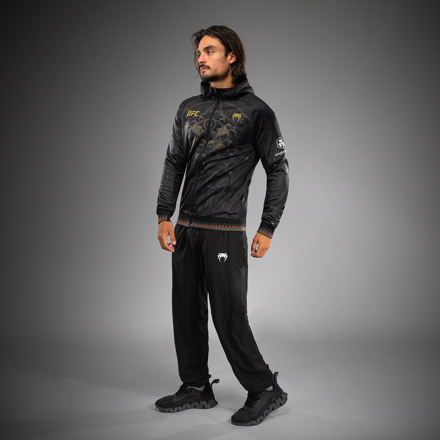 Noche UFC 2.0 By Venum Authentic Fight Night Walkout Hoodie - Schwarz