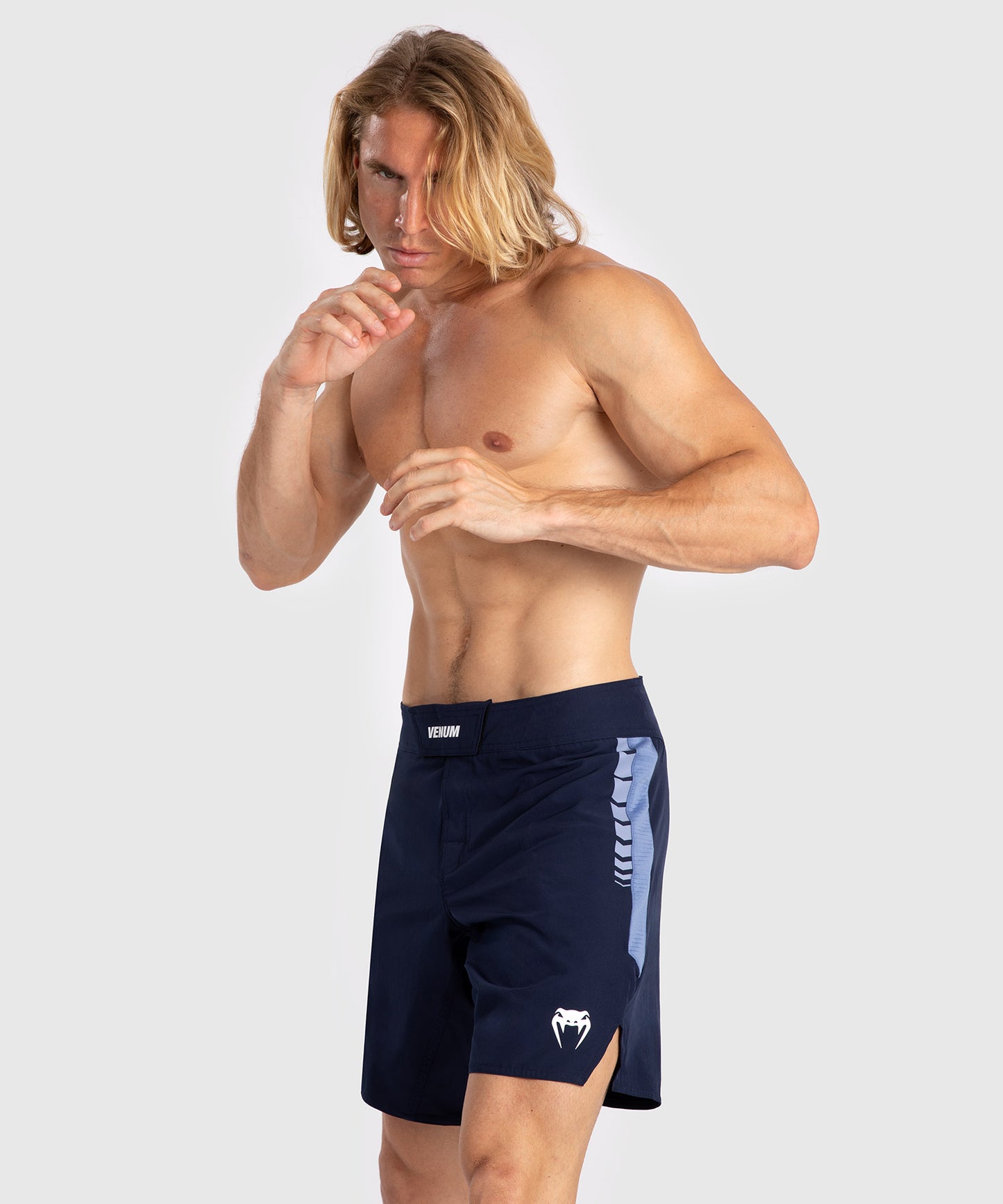 Venum Tempest Herren Kampfshorts - Marineblau/Blau