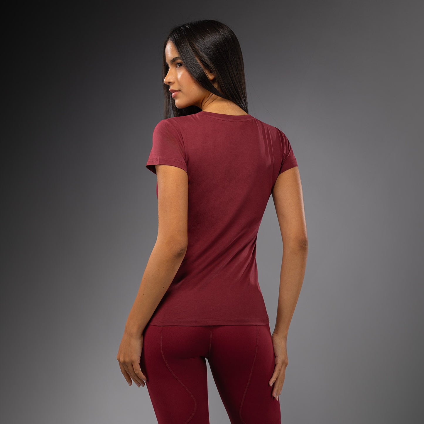 Venum Adrenaline Damen T-Shirt – Burgunder/Rosa