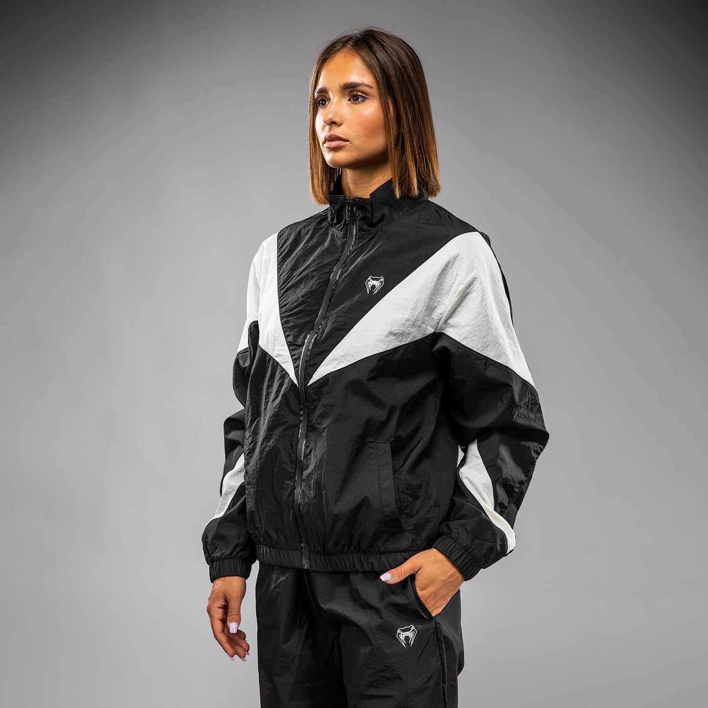 Venum Vectra Damen Trackjacke - Schwarz/Weiß