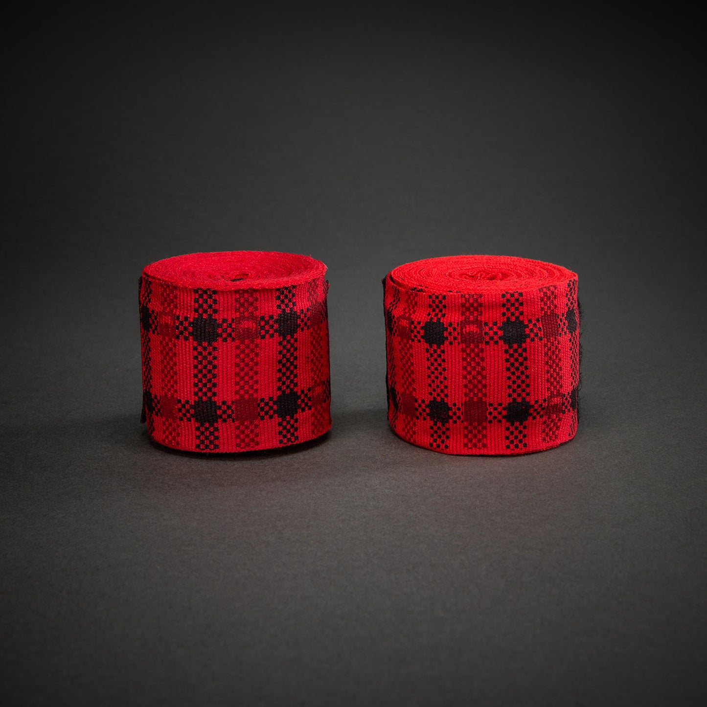 Venum Kontact Evo Tartan Boxing Bandagen - Fury Rot