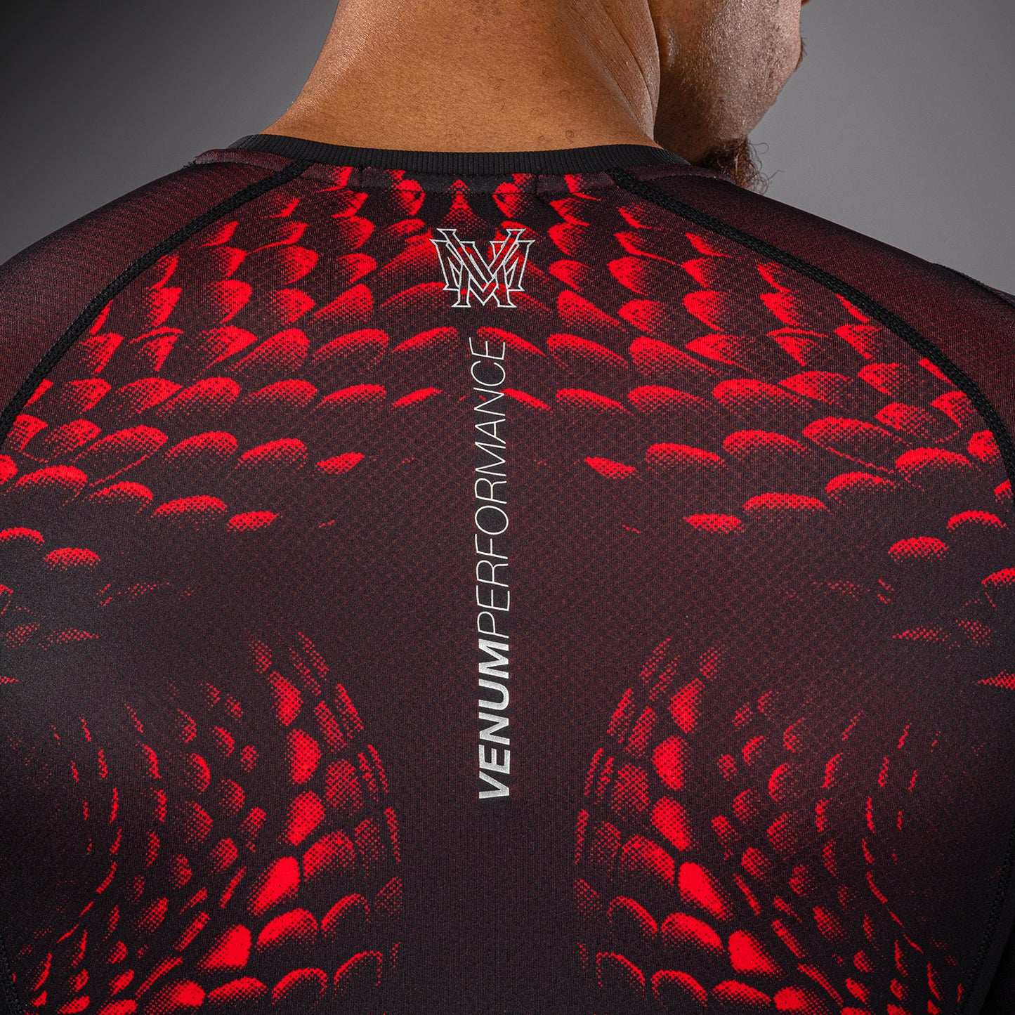 Venum Matupa Langarm Rashguard - Schwarz/Rot/Silber