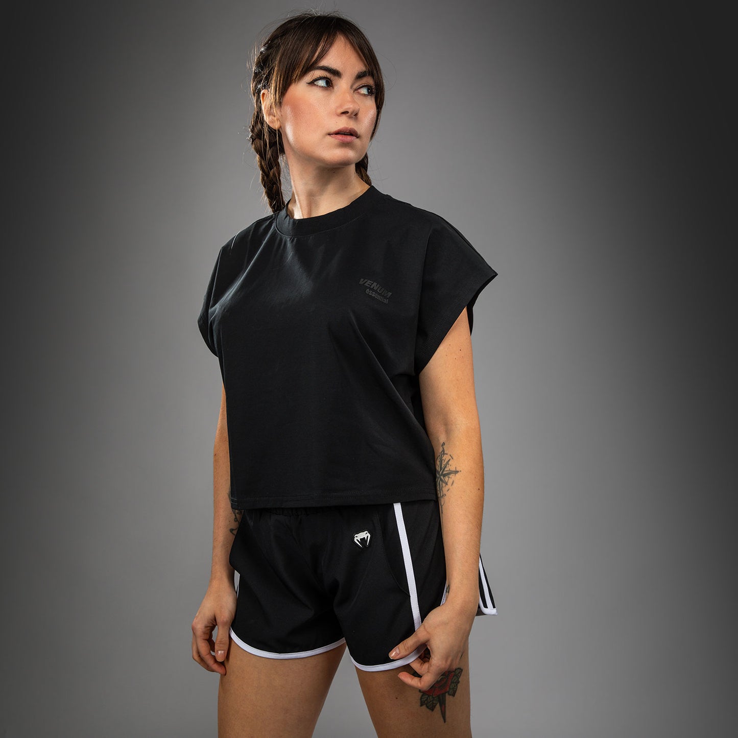 Venum Twilight Damen T-Shirt - Schwarz