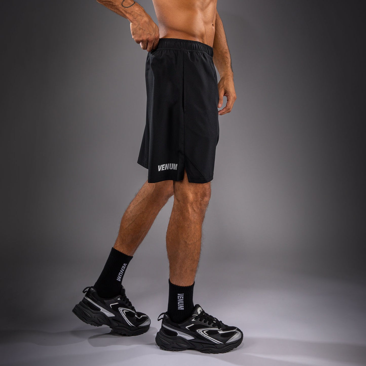 Venum Contender Trainingsshorts - Schwarz/Silber