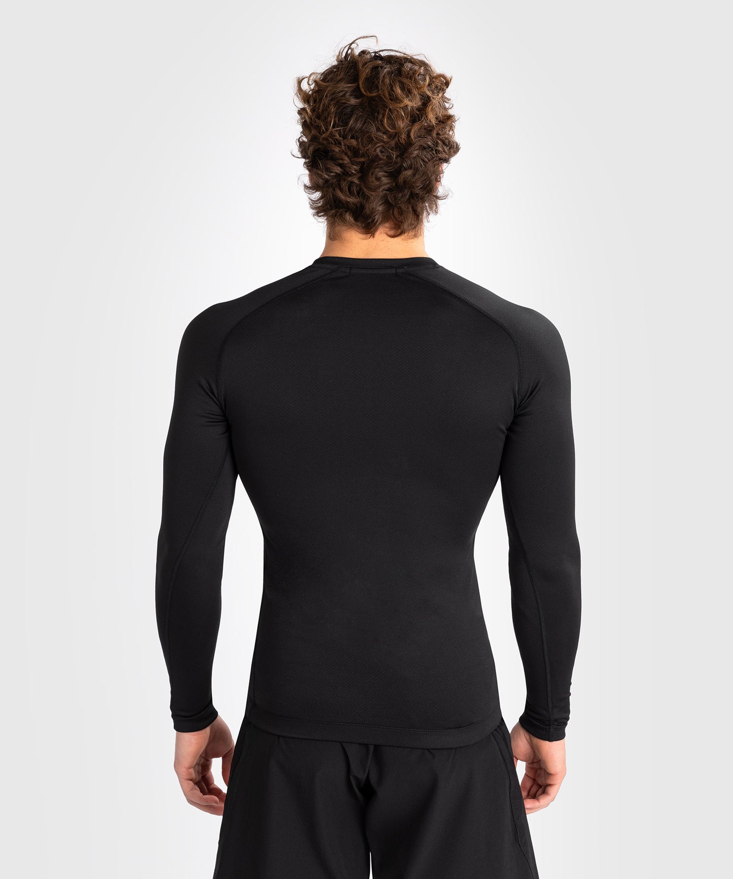 Venum Contender Herren Langärmeliger Rashguard - Schwarz/Weiß