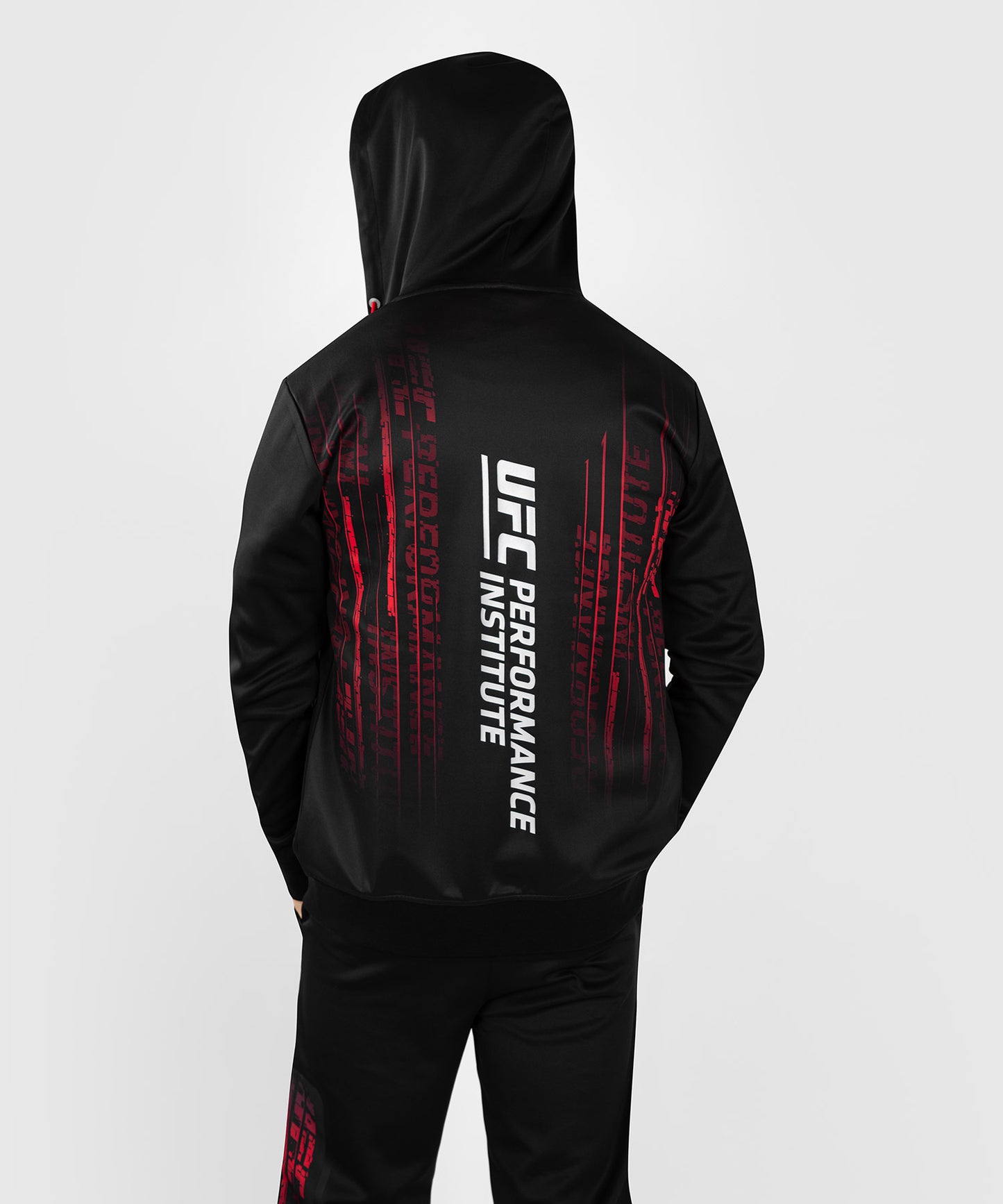 UFC Venum Performance Institute 2.0 Herren Zip Hoodie - Schwarz/Rot