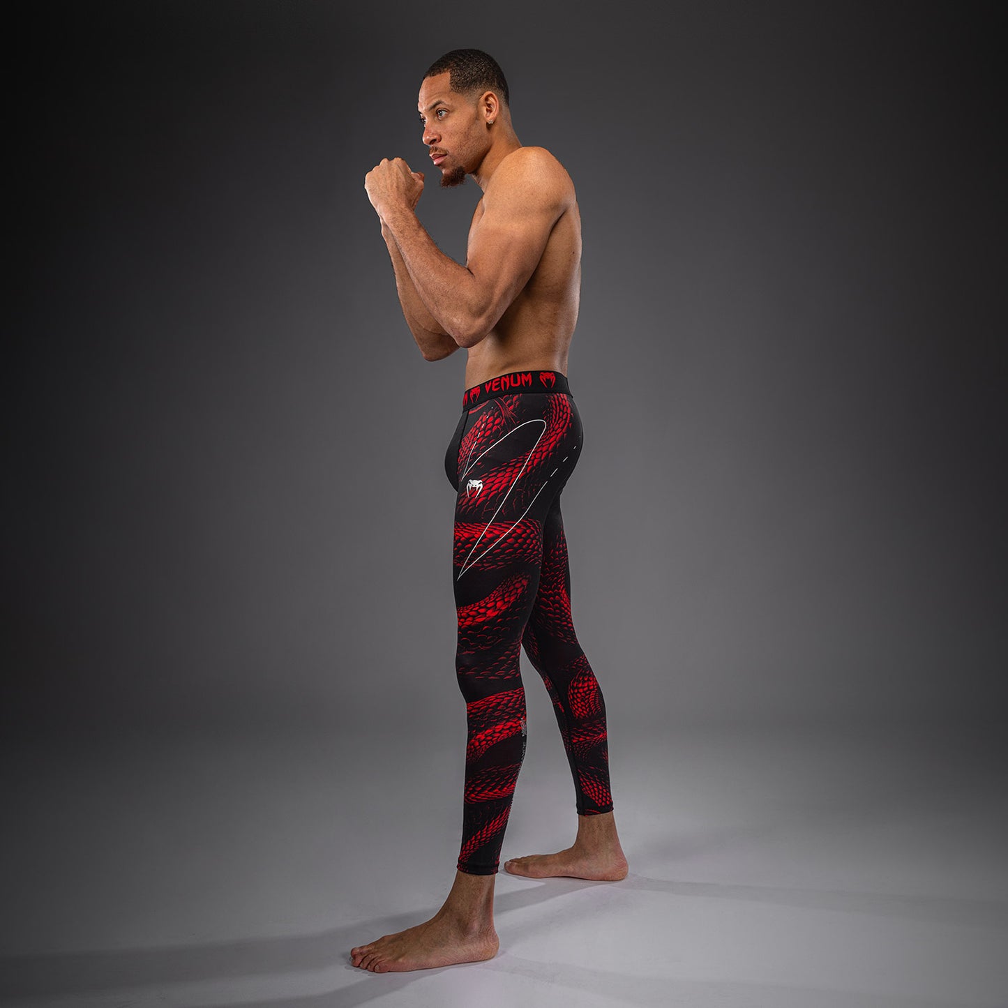 Venum Matupa Spats - Schwarz/Rot/Silber