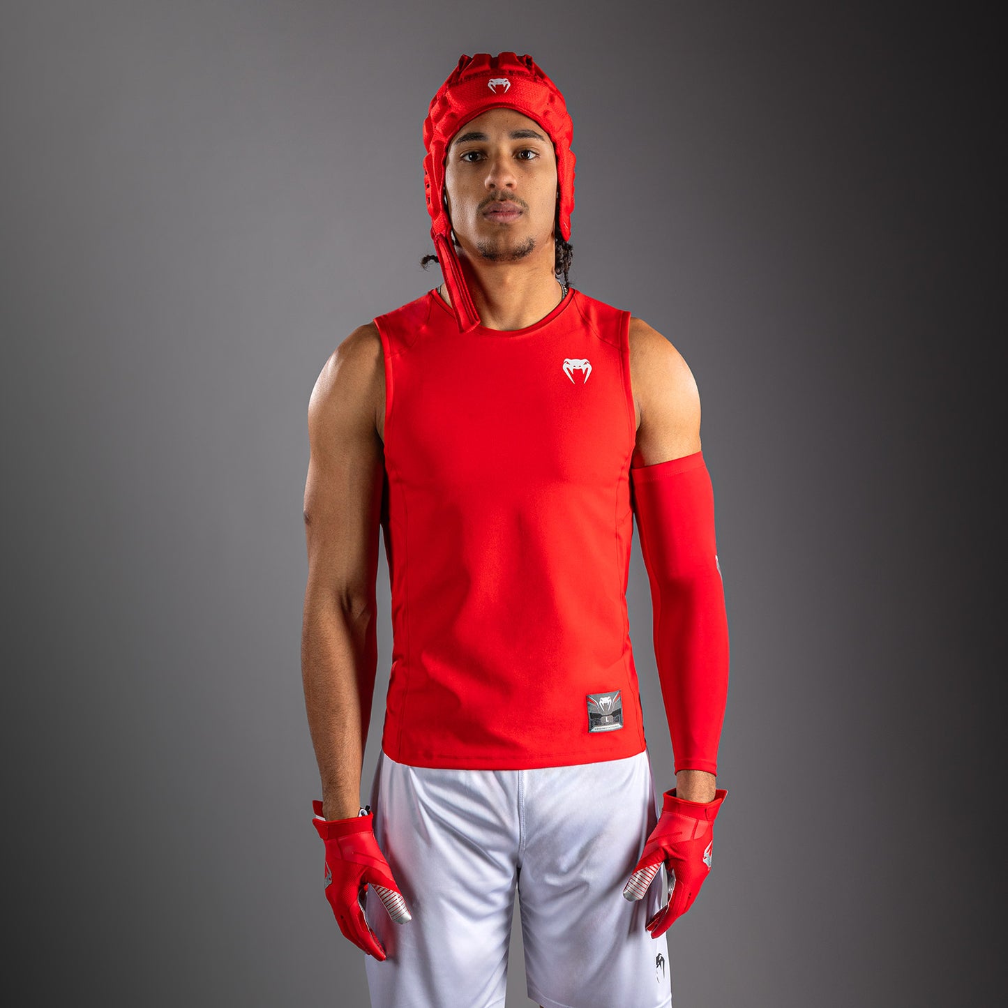 Venum Elite Fußball Ärmelloses Kompressionsshirt - Rot