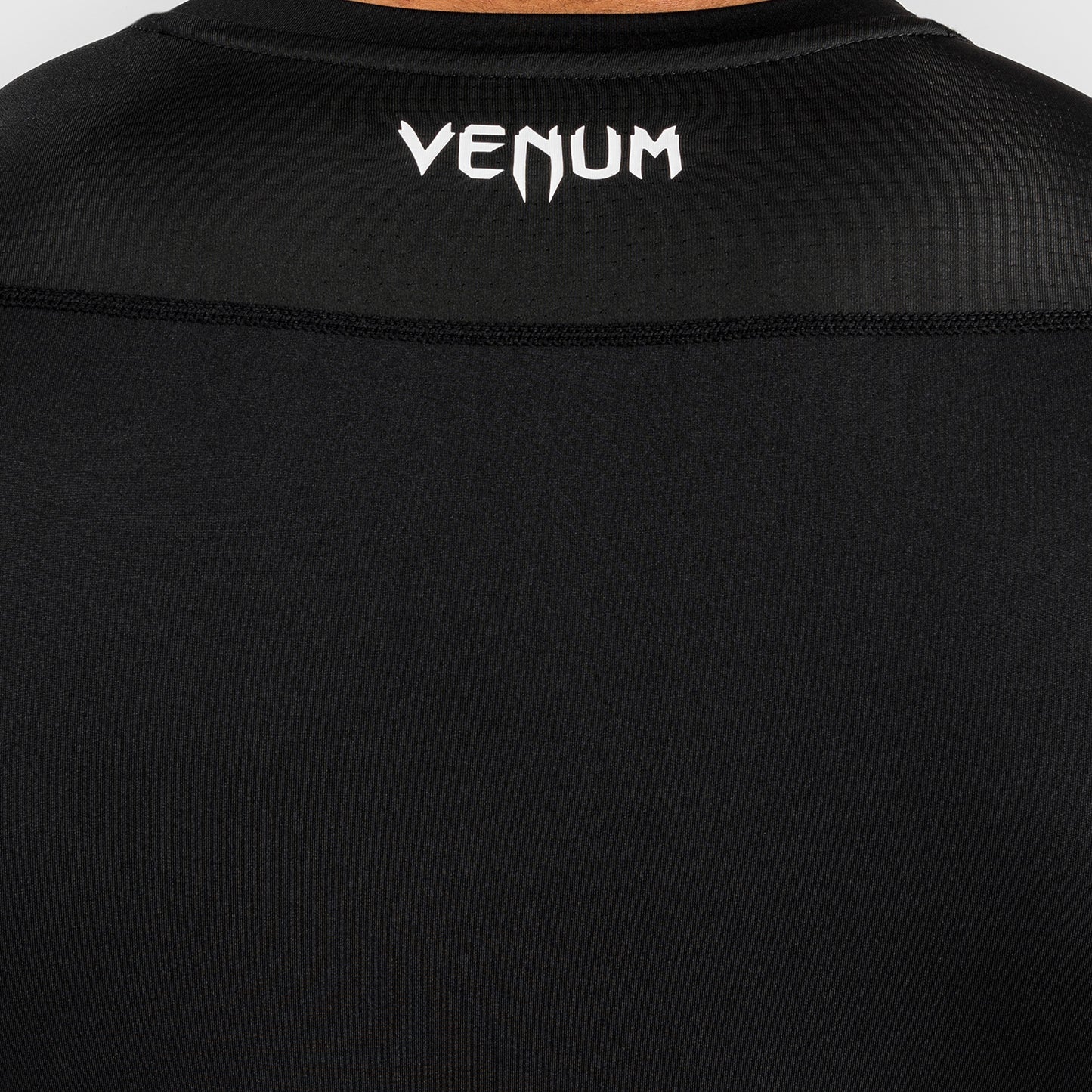 Venum Attack Herren Kurzarm Rashguard - Schwarz/Grau