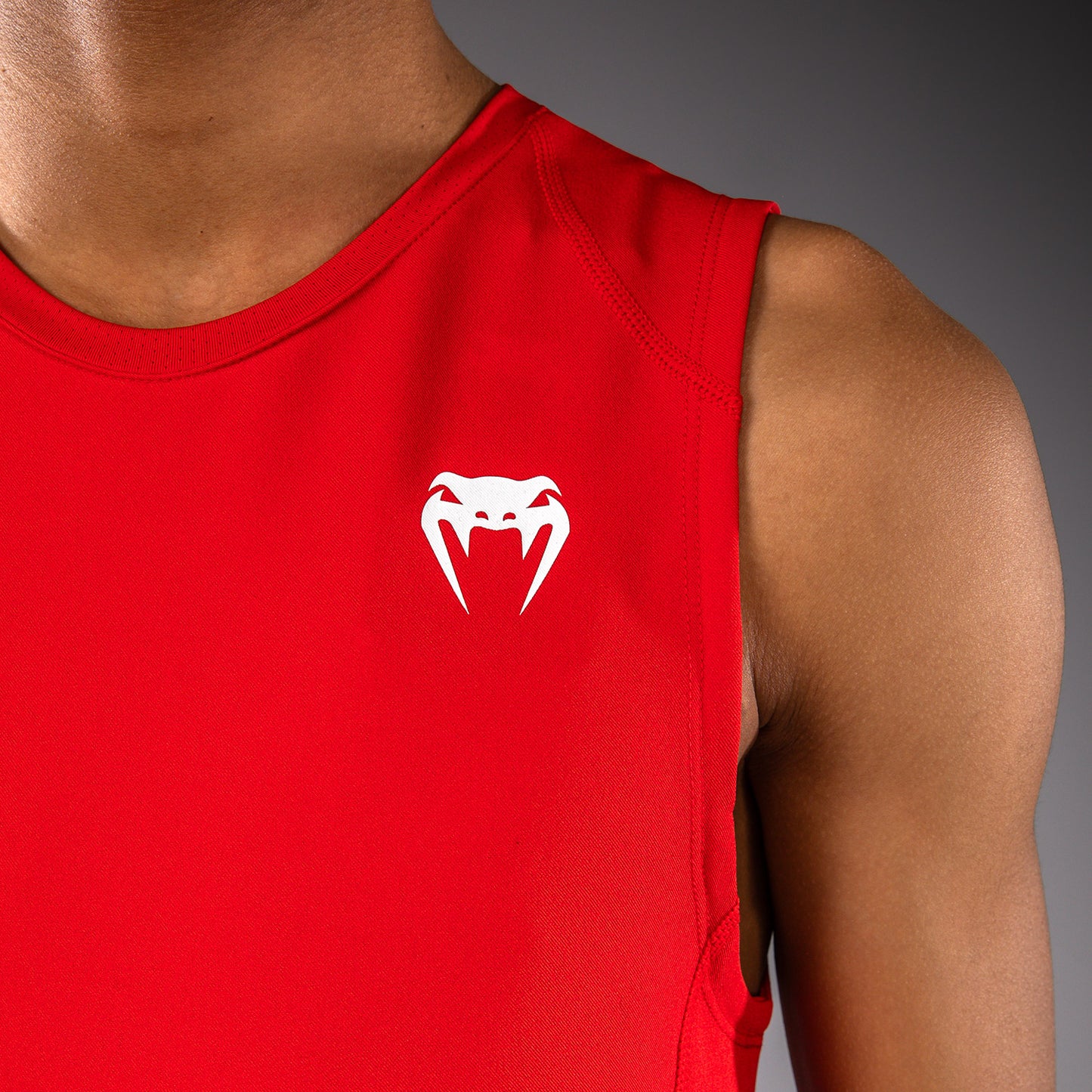 Venum Elite Fußball Ärmelloses Kompressionsshirt für Kinder - Rot
