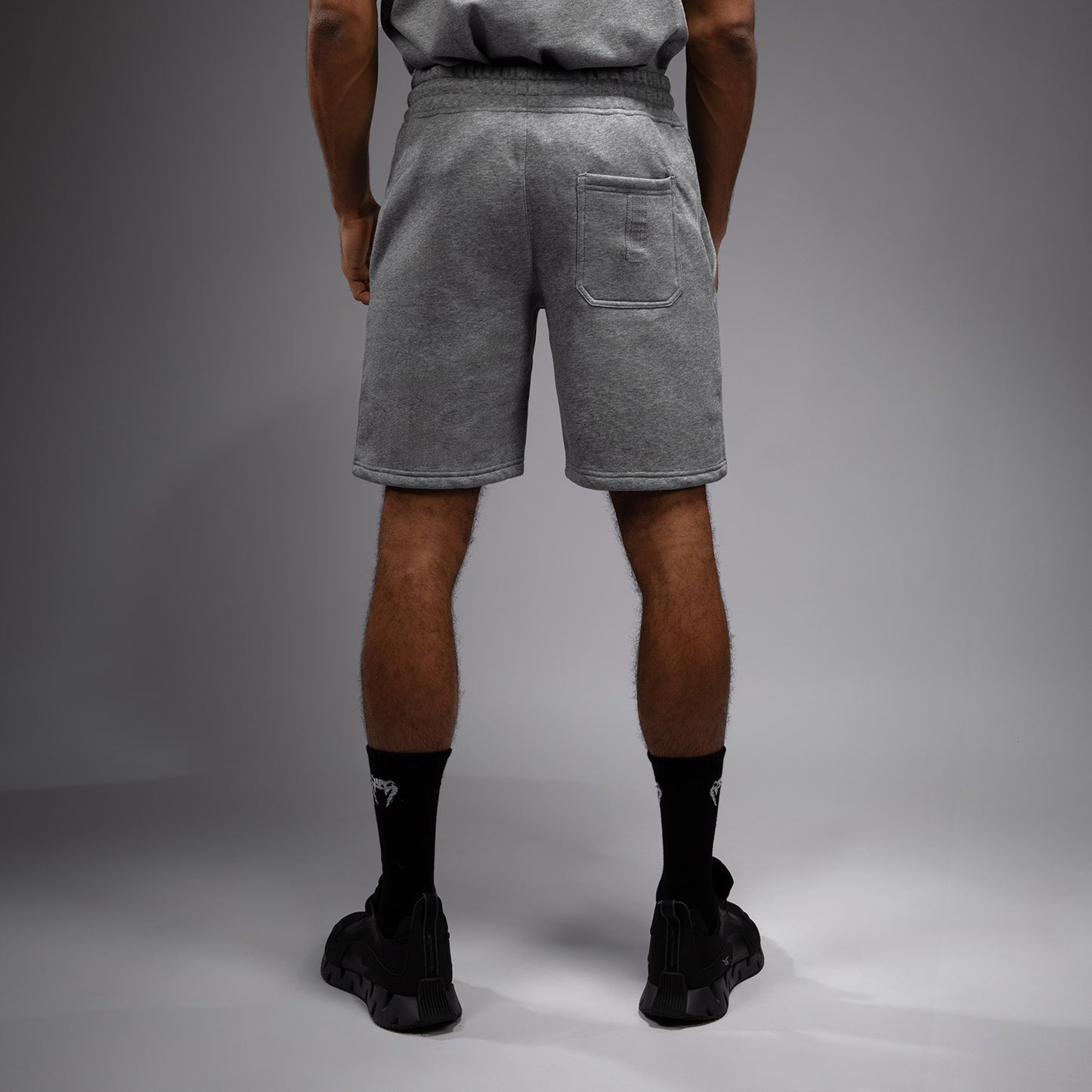 Venum Silent Power Baumwollshorts - Cloudy Grey
