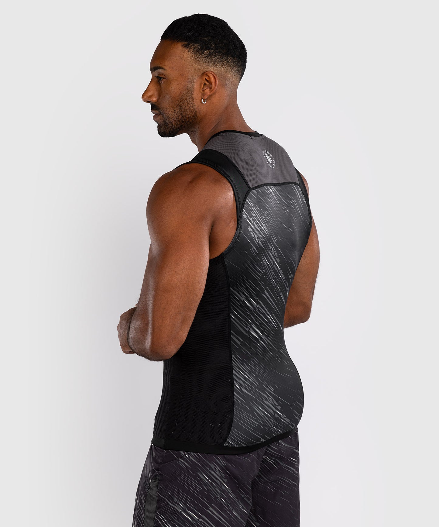 Venum Rapid Ärmelloses Rashguard - Schwarz/Sturmgrau