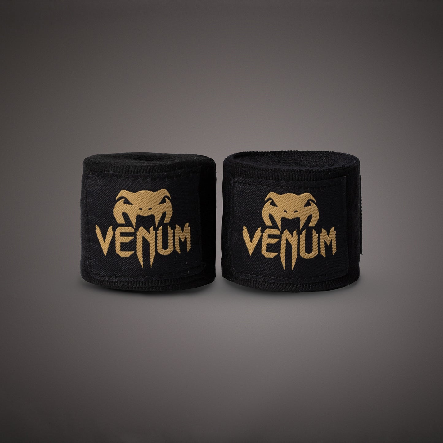 Venum Kontact Boxing Bandagen - Schwarz/Gold - 4m (157 in)