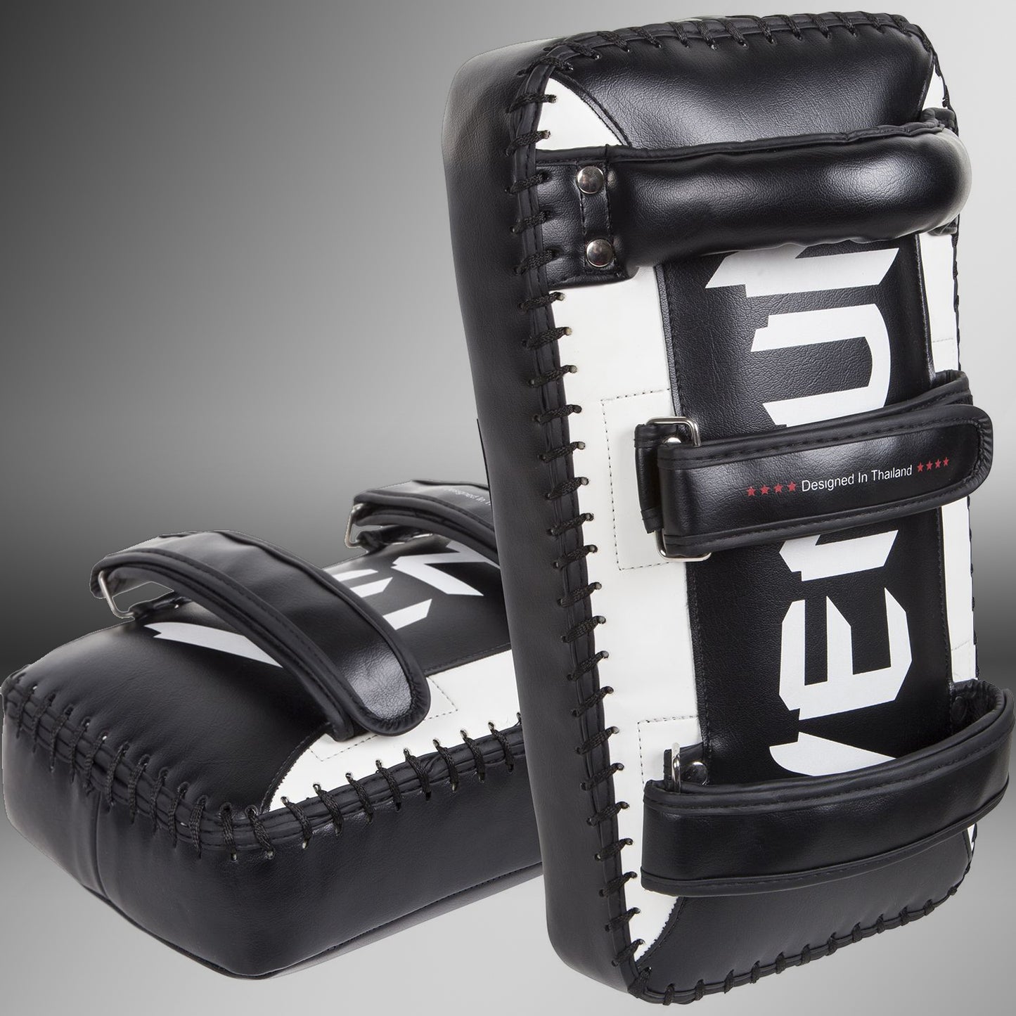 Venum Giant Kick Pads - Schwarz/Ice (Paar)