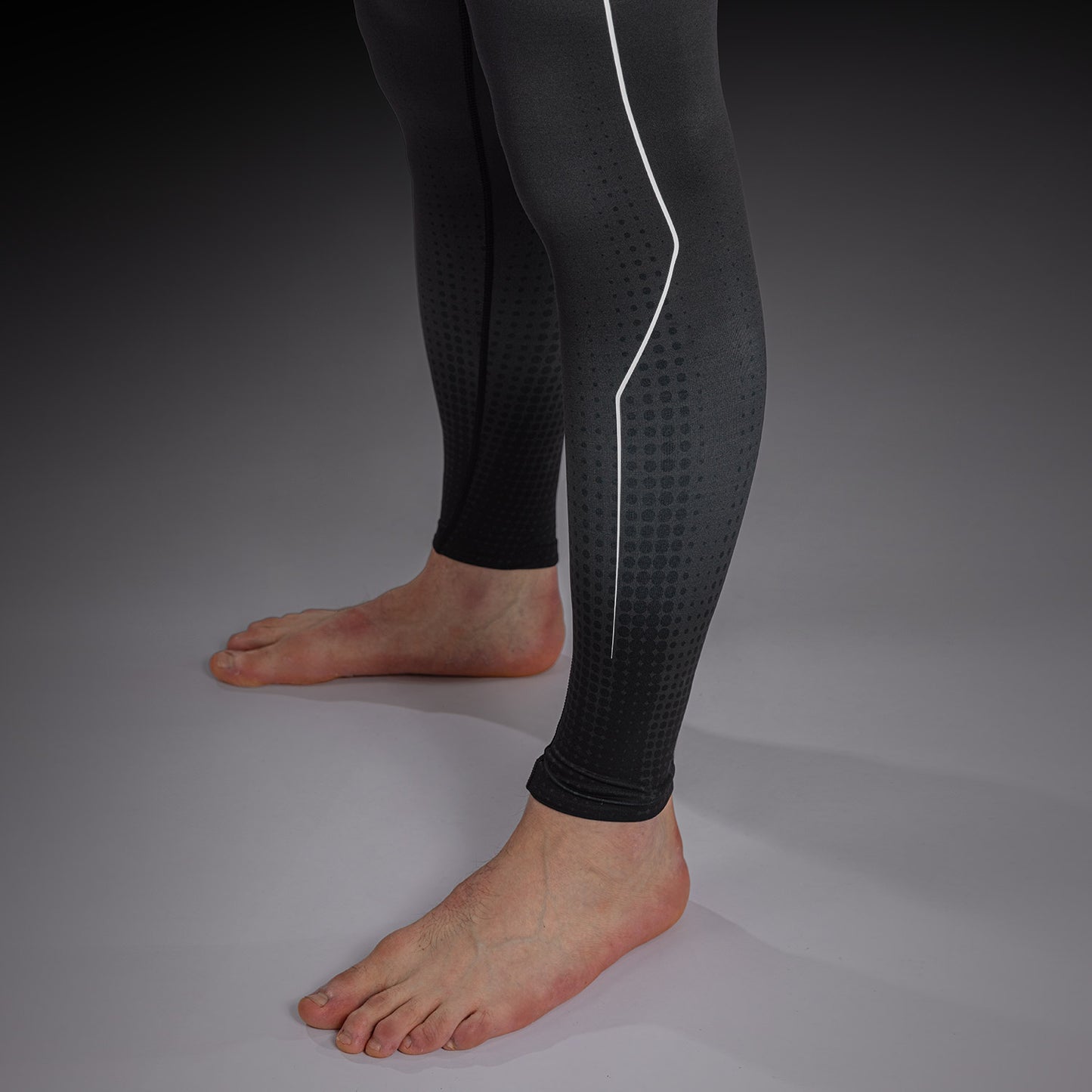 Venum Stealth Spats – Schwarz/Weiß
