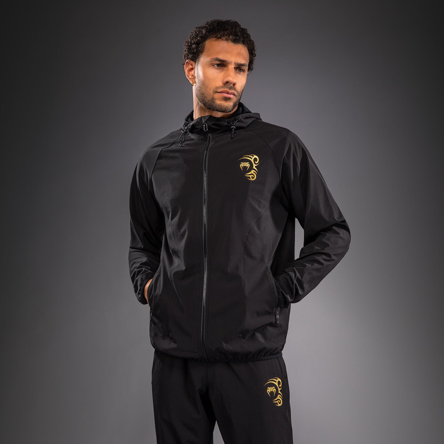 Venum x Mike Tyson Tiger Trainingsjacke - Schwarz/Gold