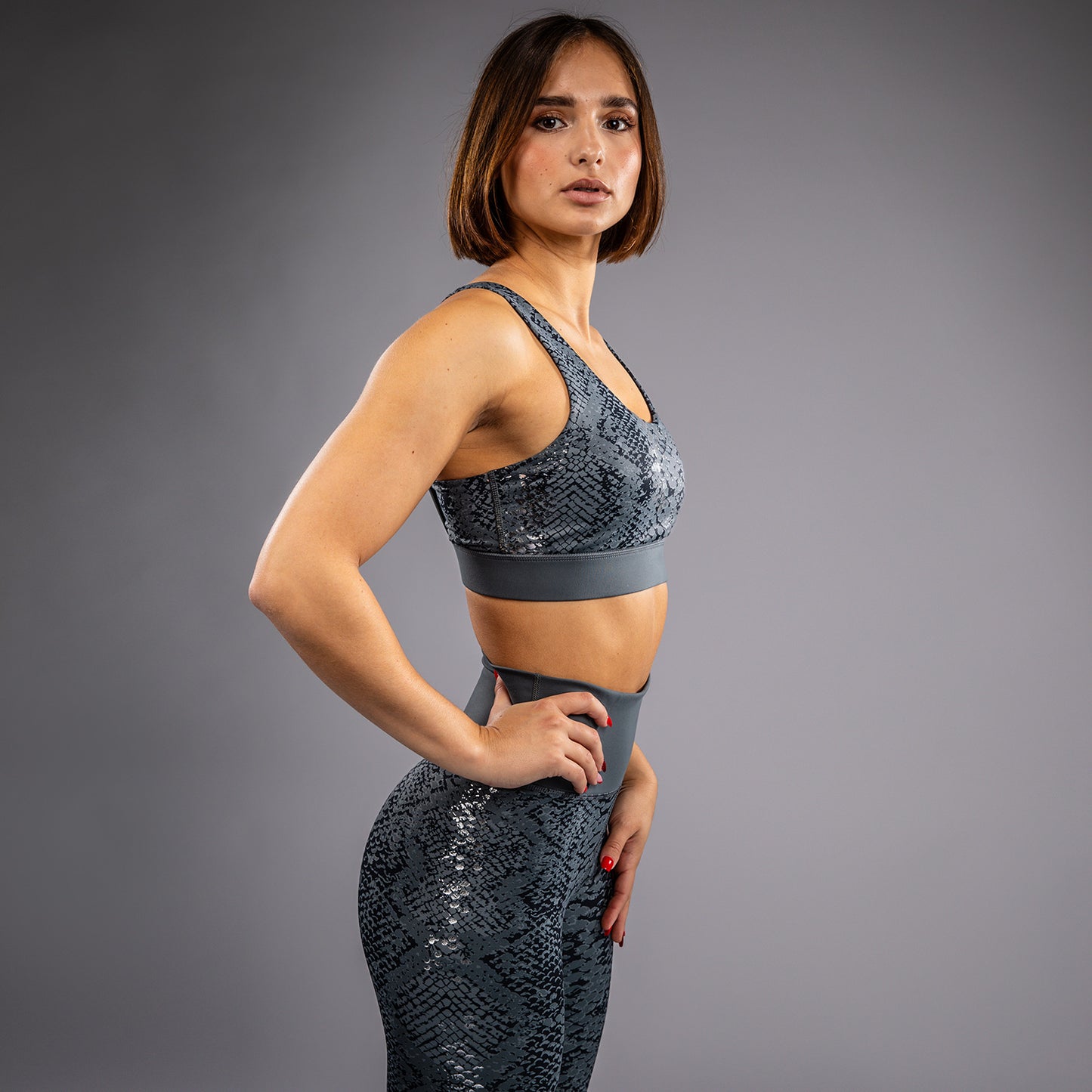 Venum Amazonia Frauen Sport-BH - Dunkelgrau