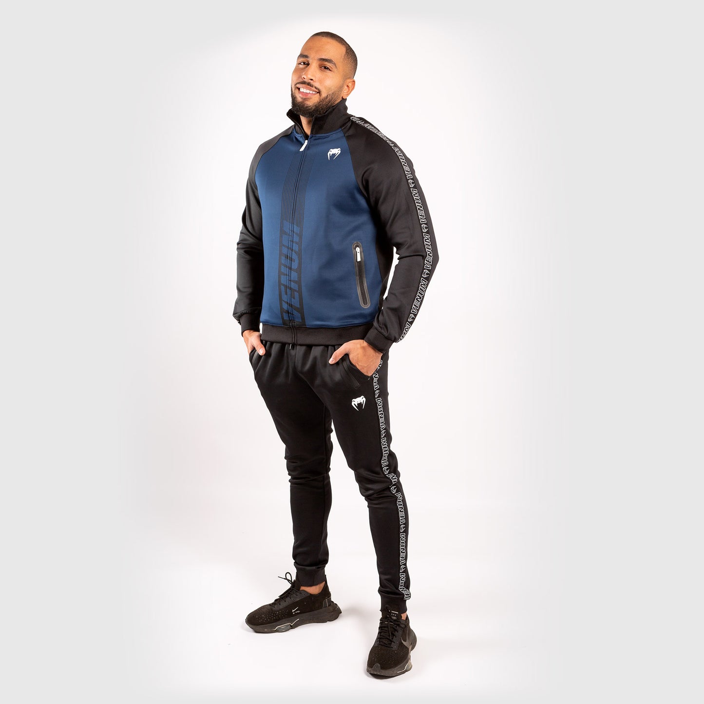 Venum Club 212 Track Jacket - Marineblau/Schwarz