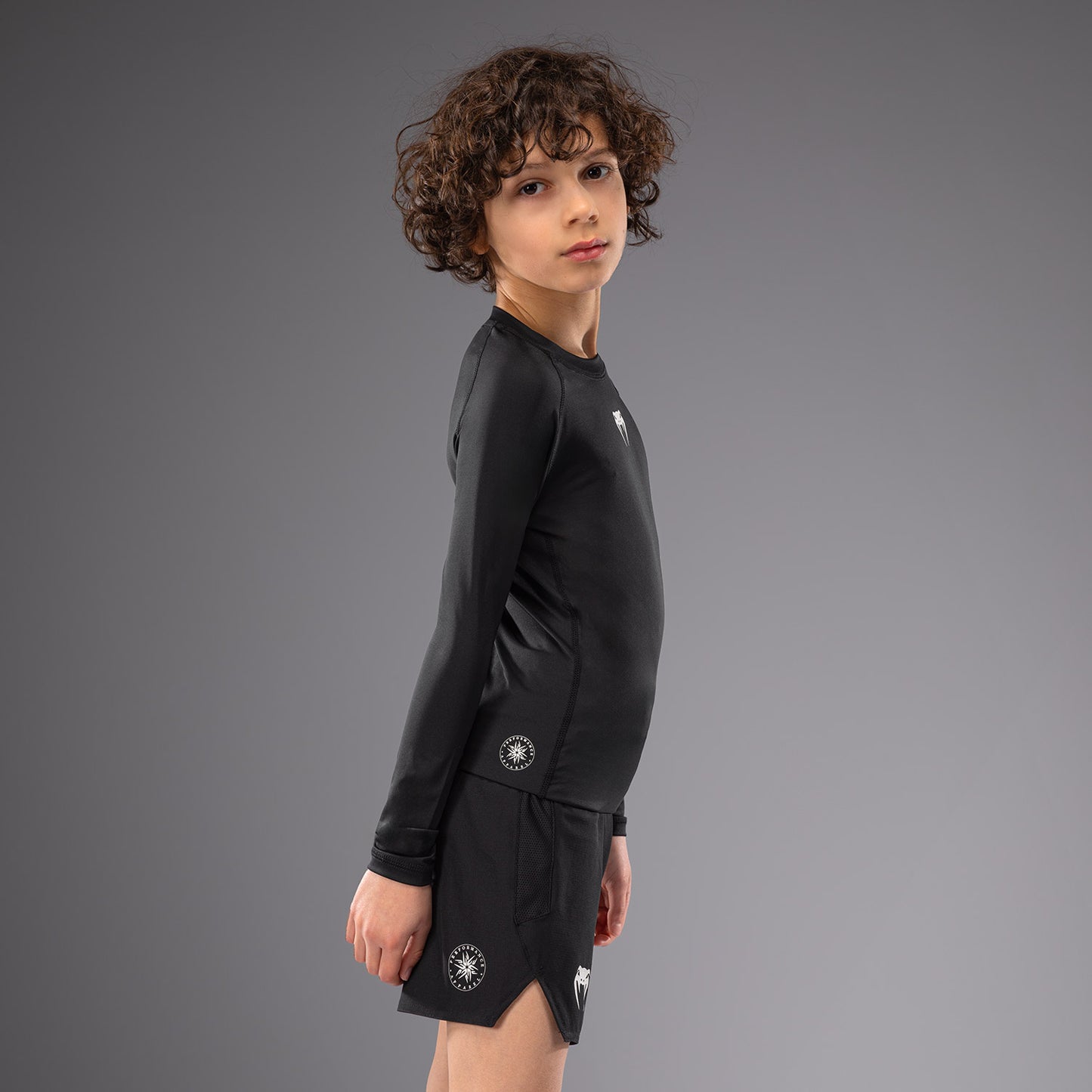 Venum Contender Kinder Rashguards Langarm - Schwarz