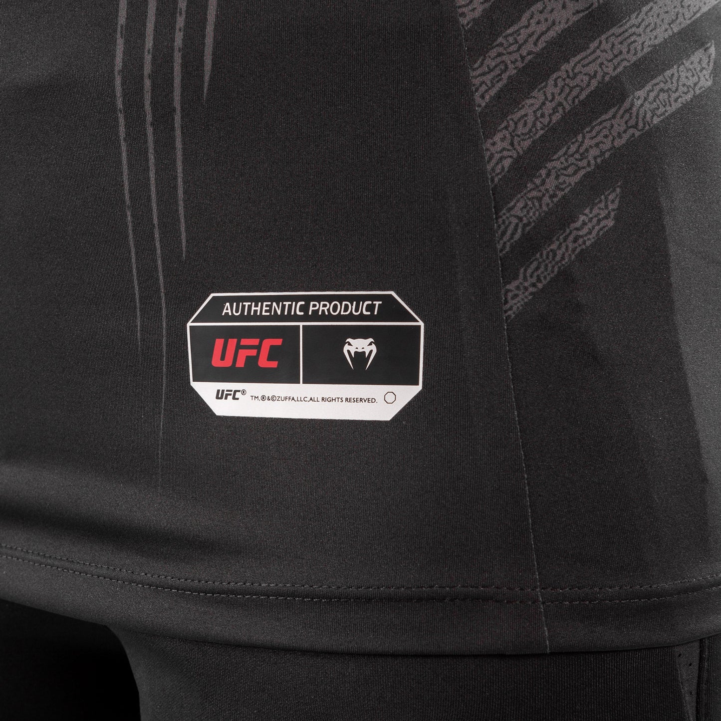 UFC Venum Personalisiert Authentic Fight Night Damen Walkout Trikot - Schwarz