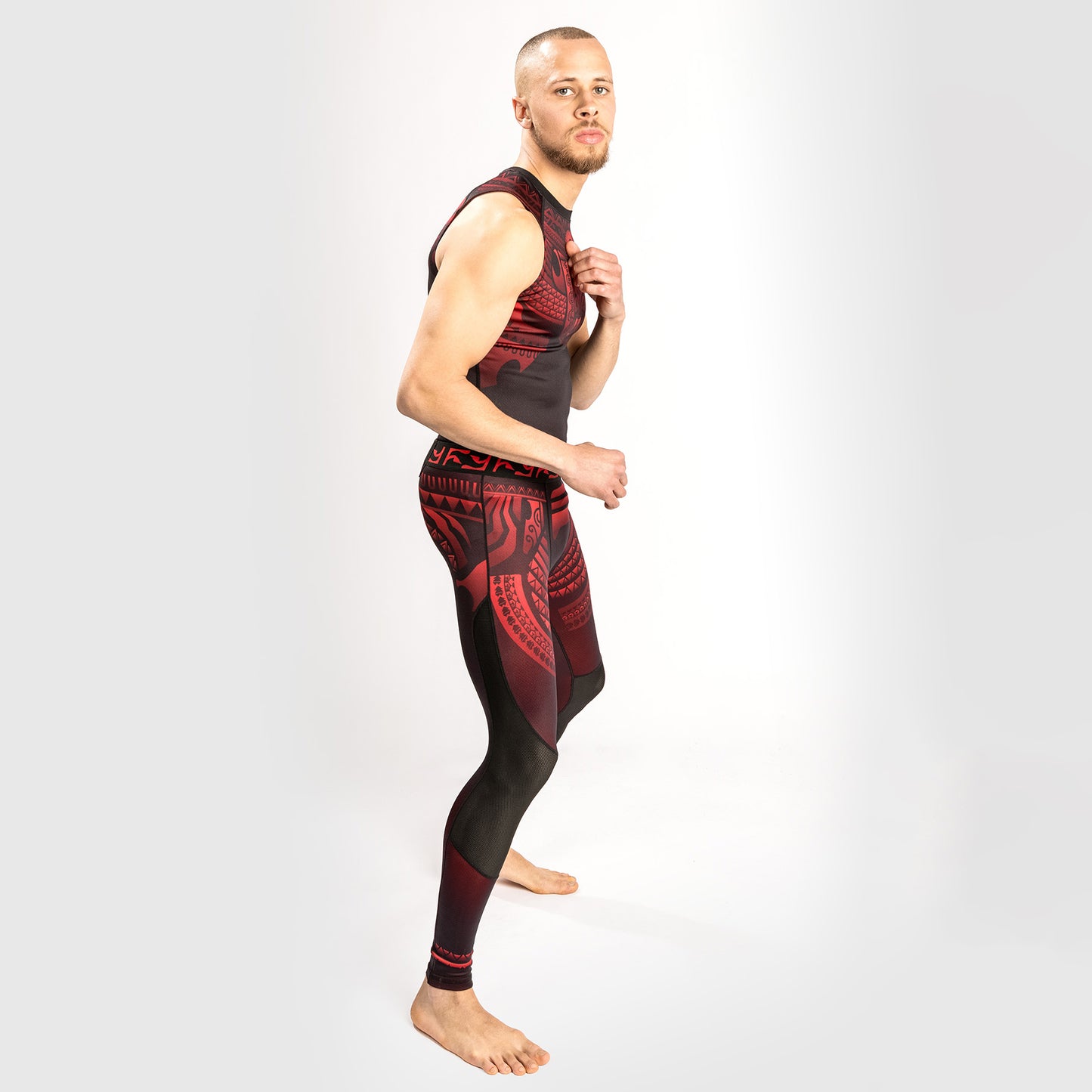 Venum Nakahi Rashguard Ärmellos - Schwarz/Rot