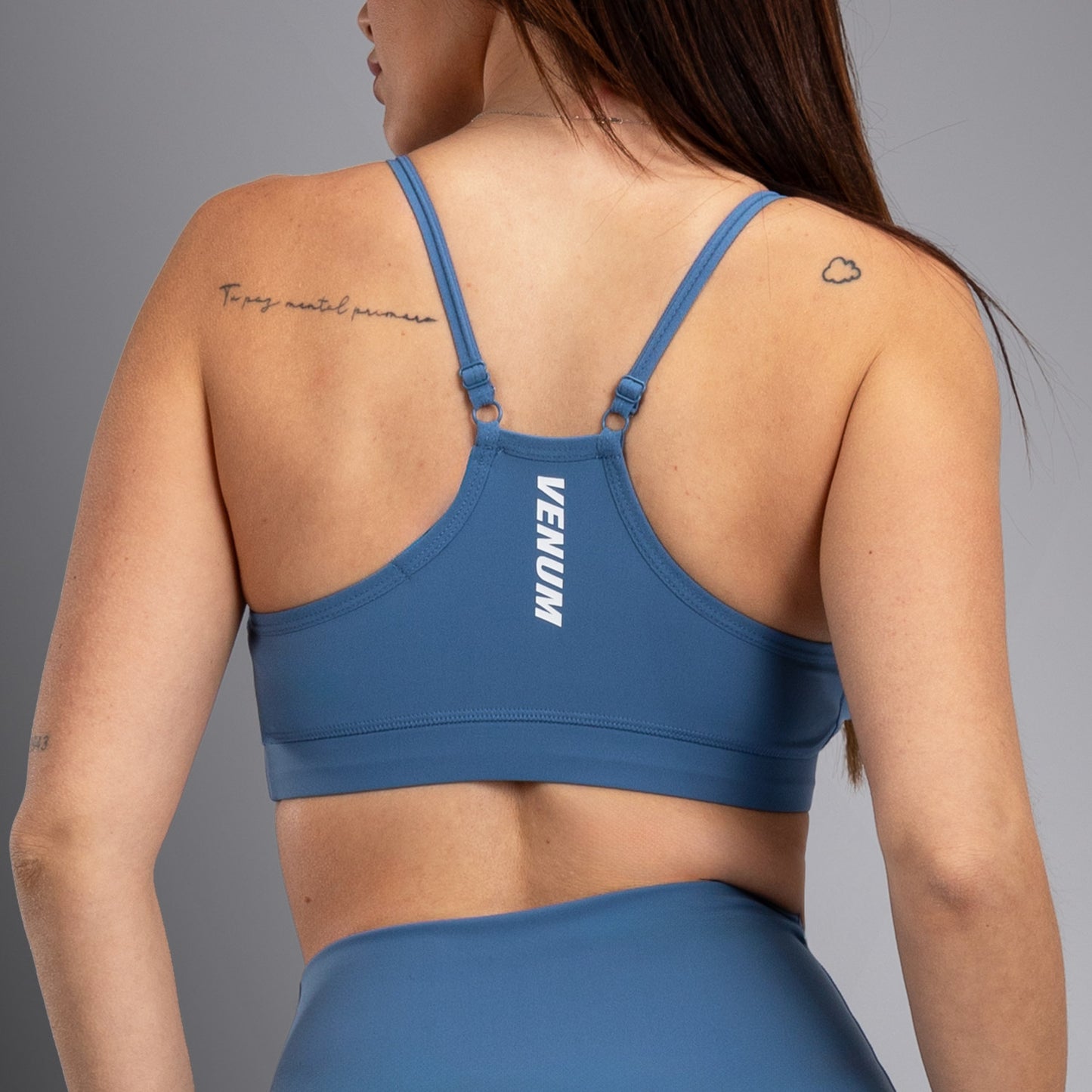 Venum Essential Low Impact Damen Sport-Bh - Stormblau