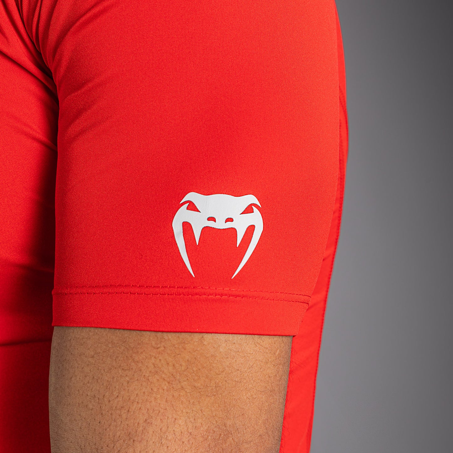 Venum Lineup Kompressionsshirt Kurzarm - Rot/Weiß