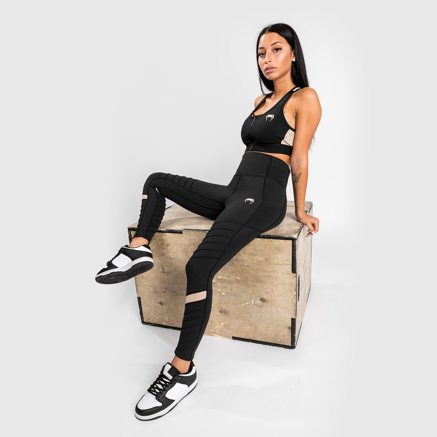 Venum Moto 7/8 Leggings – Schwarz/Sand
